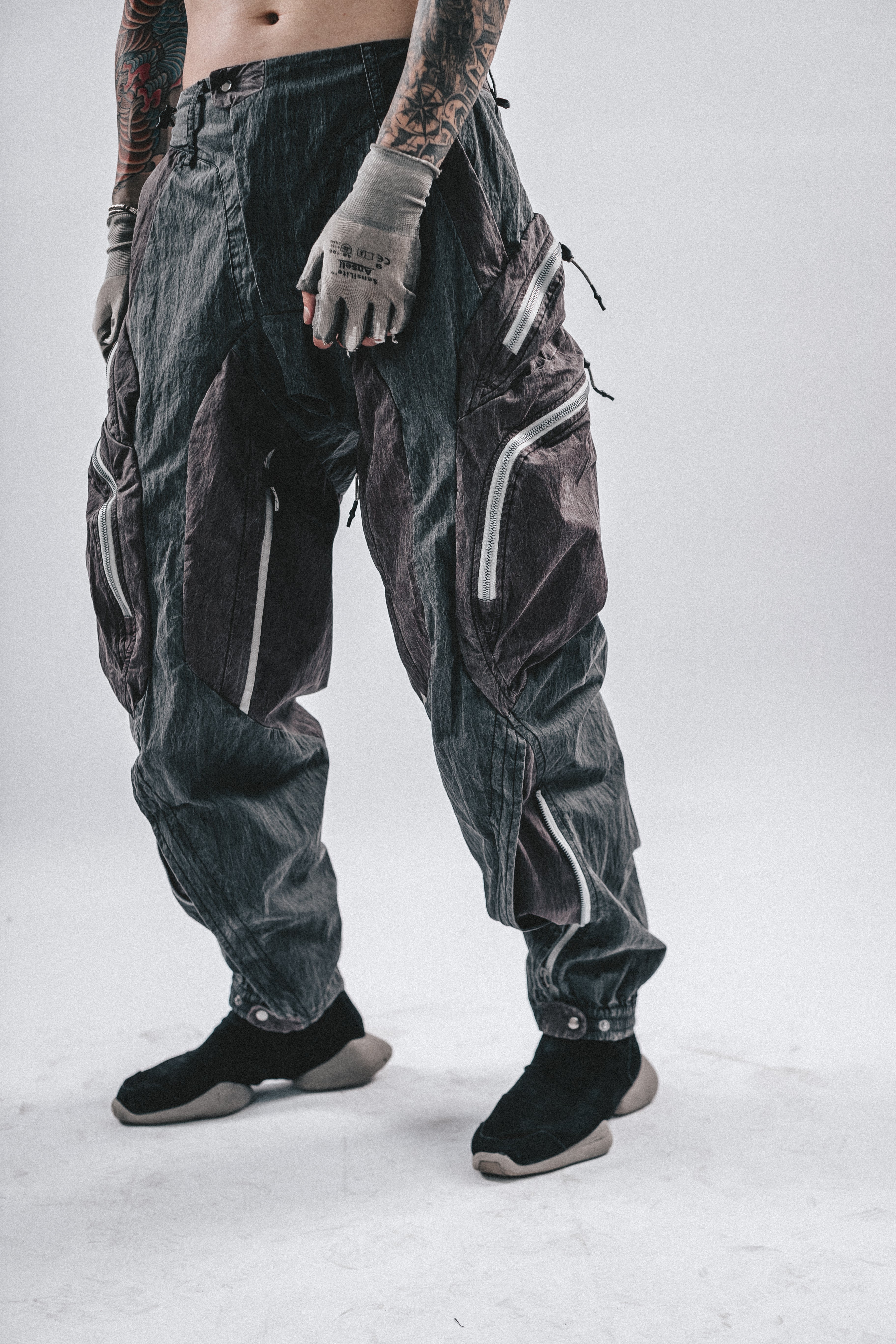DRKLEI DUAL-TONE PARATROOPER PANTS
