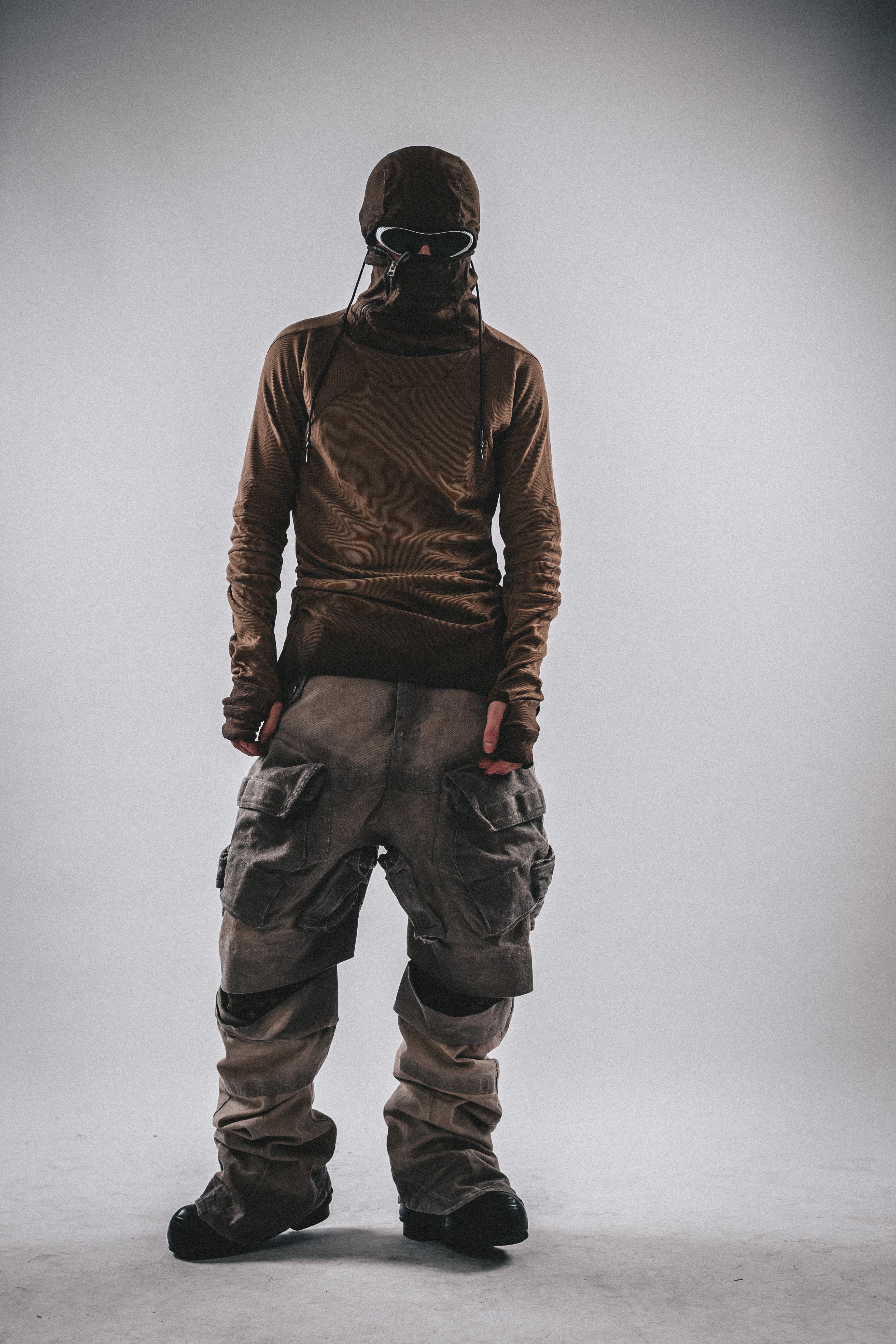 Ninja Washed Hooded Sweatshirt