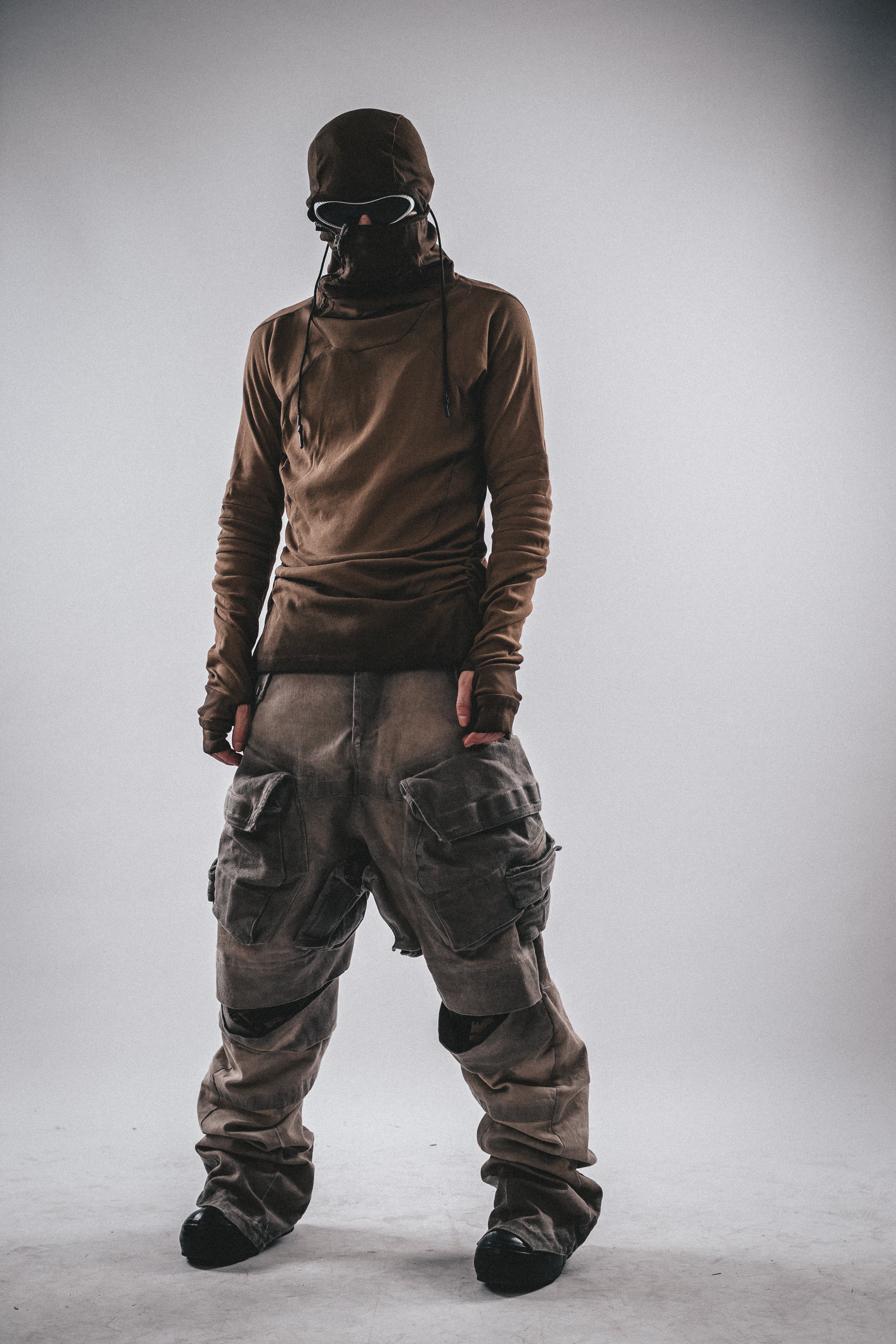 Ninja Washed Hooded Sweatshirt