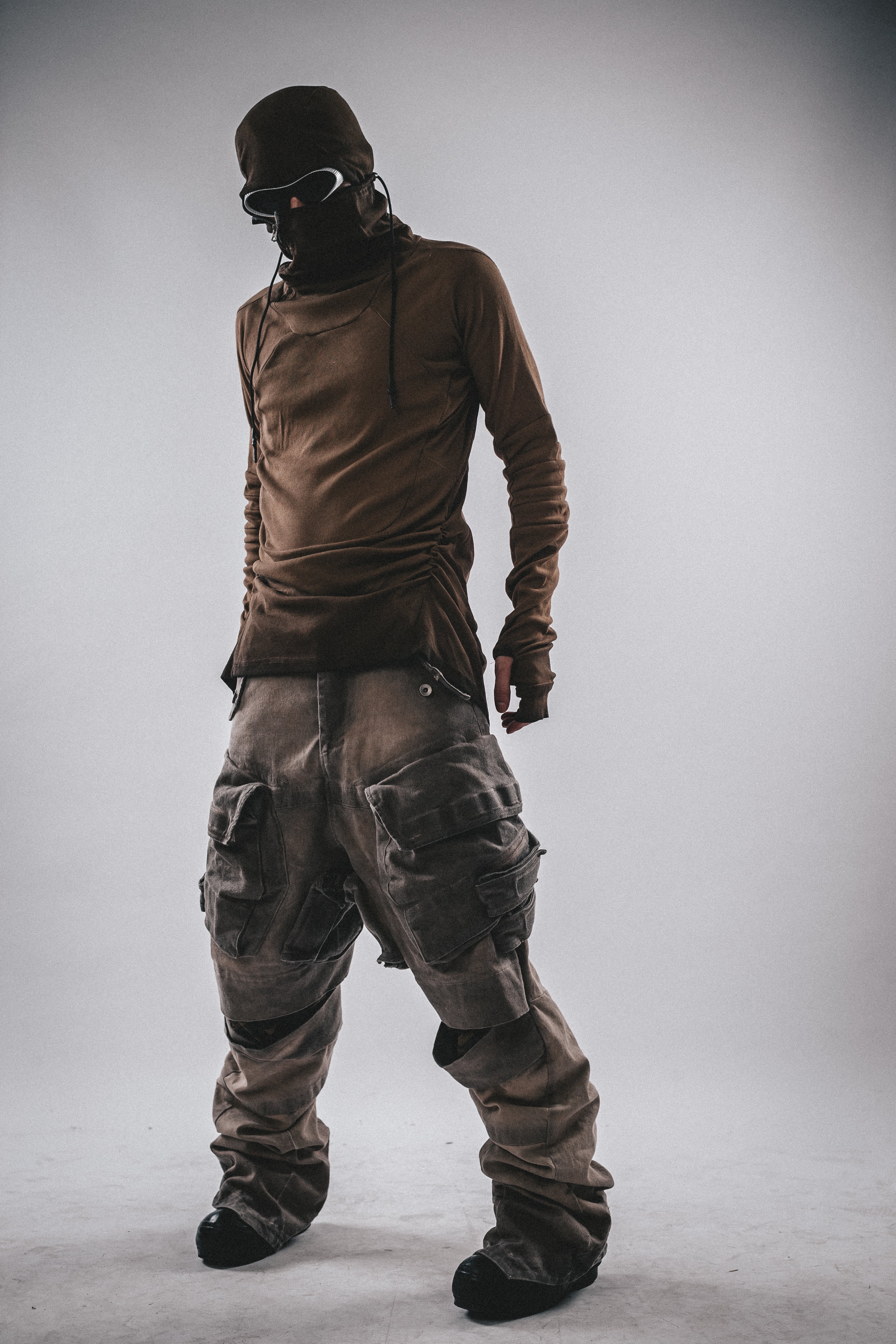 Ninja Washed Hooded Sweatshirt