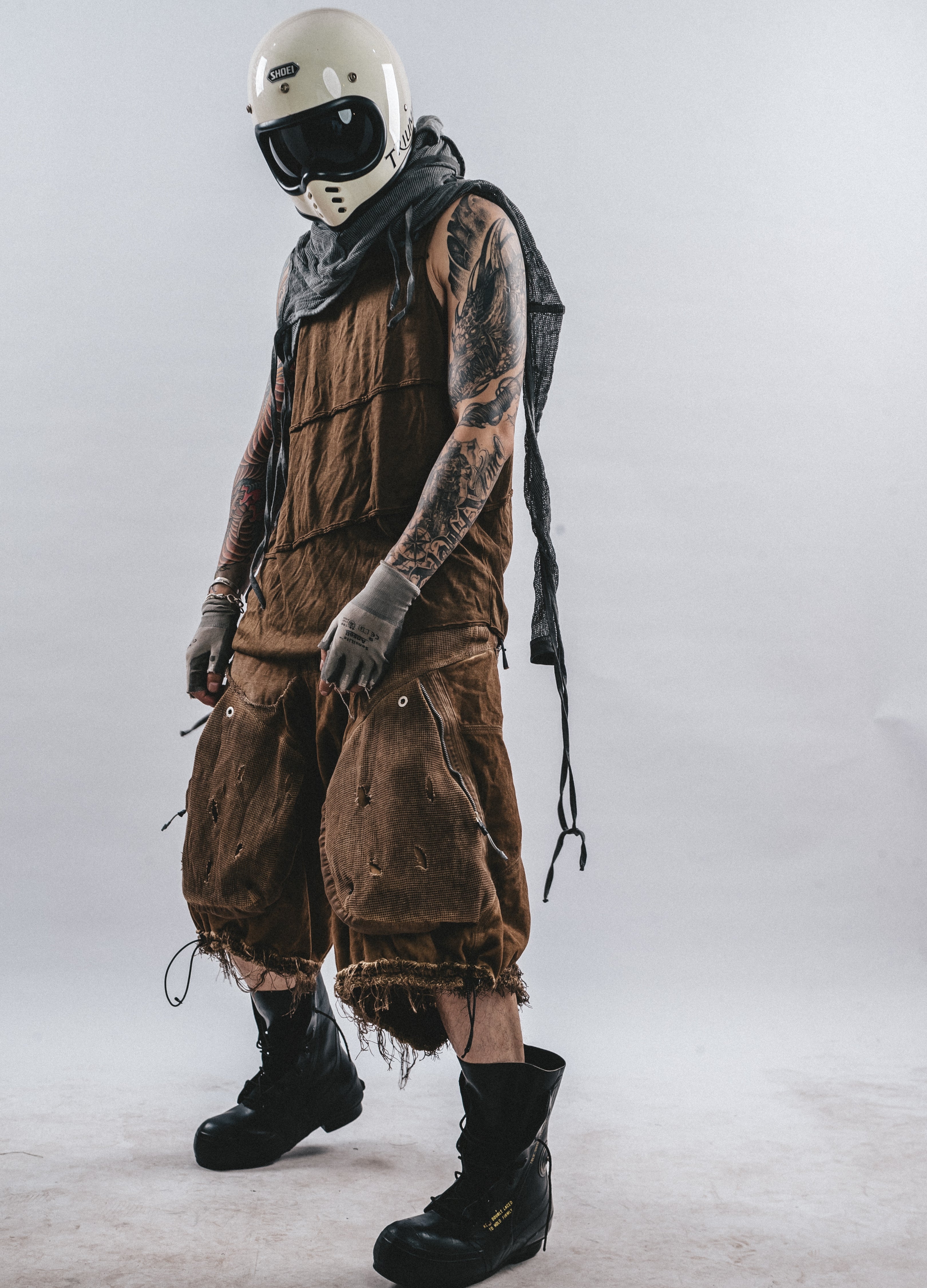 DRKLEI WASTELAND MESH CARGO PANTS