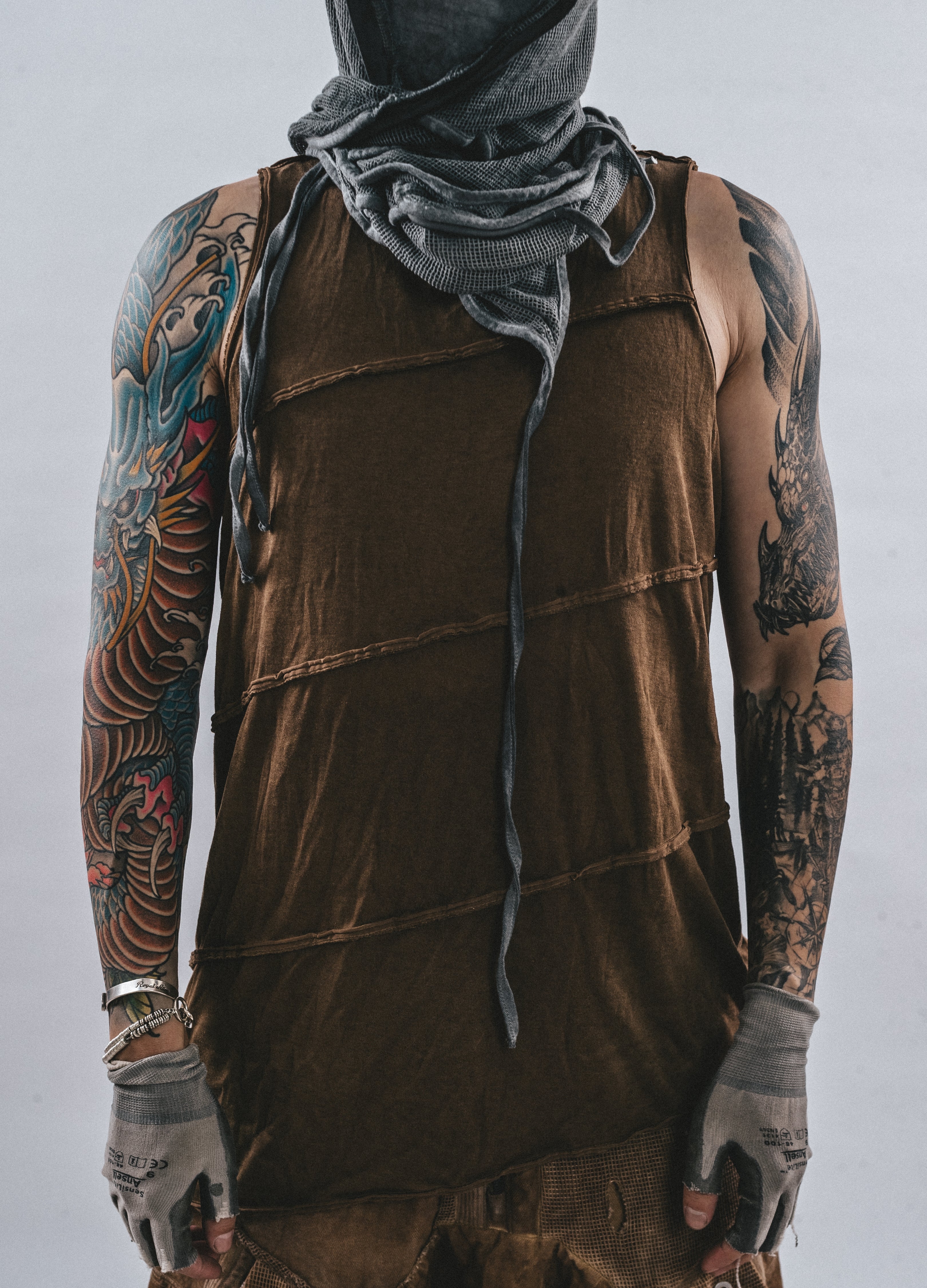 DRKLEI SPIRAL RAW EDGE TANK