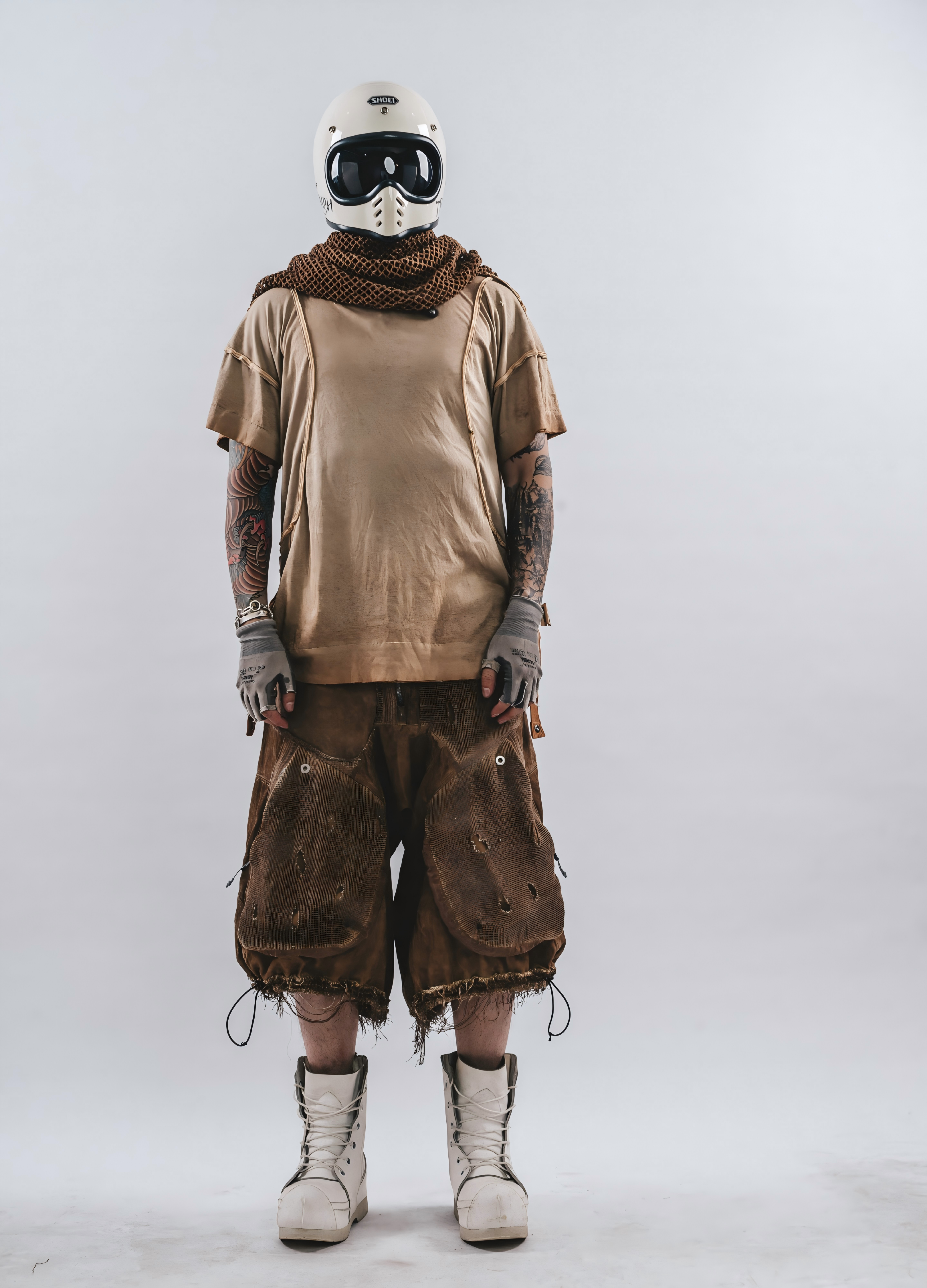 DRKLEI REVERSIBLE RAW EDGE TEE