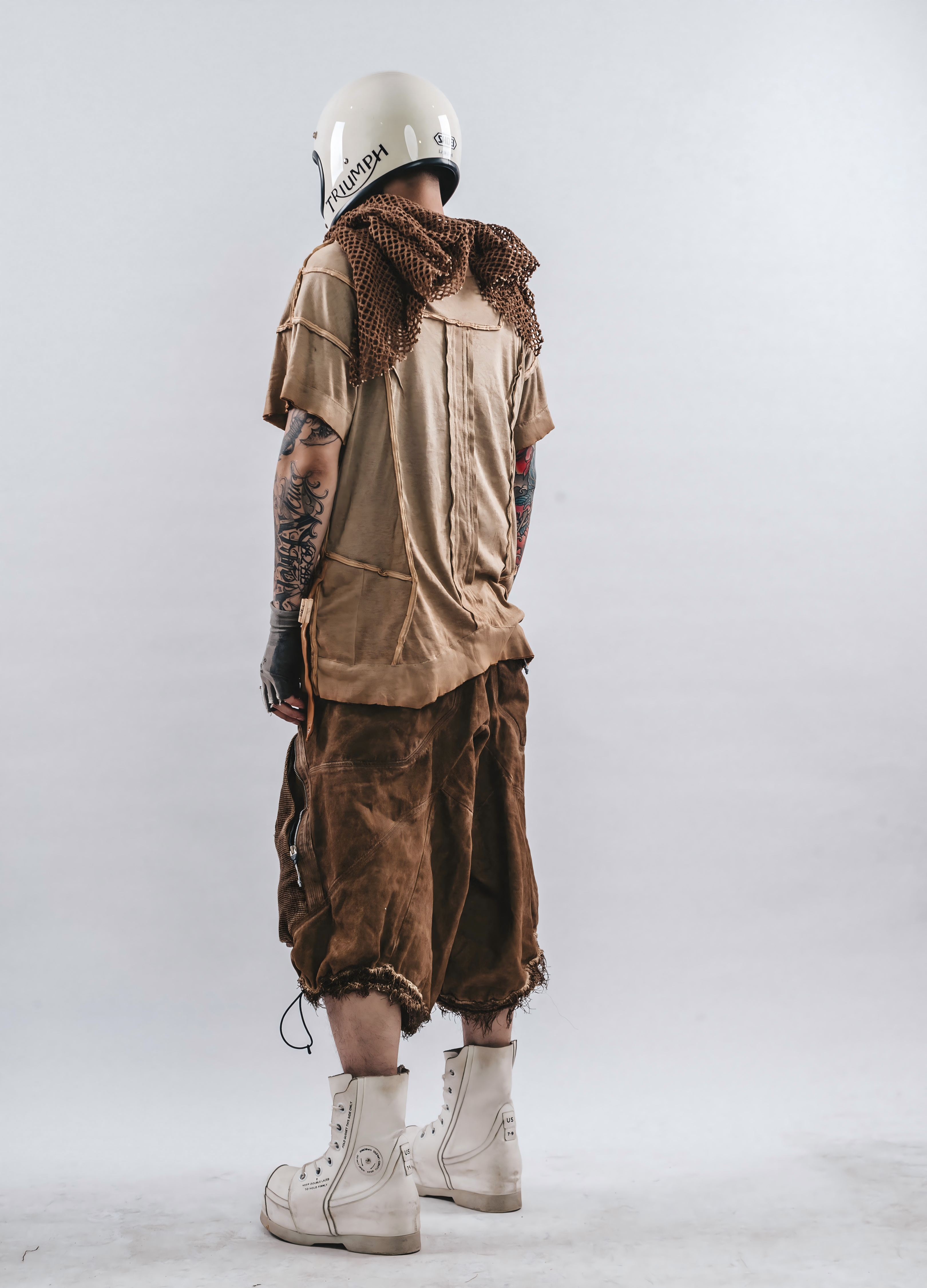 DRKLEI REVERSIBLE RAW EDGE TEE