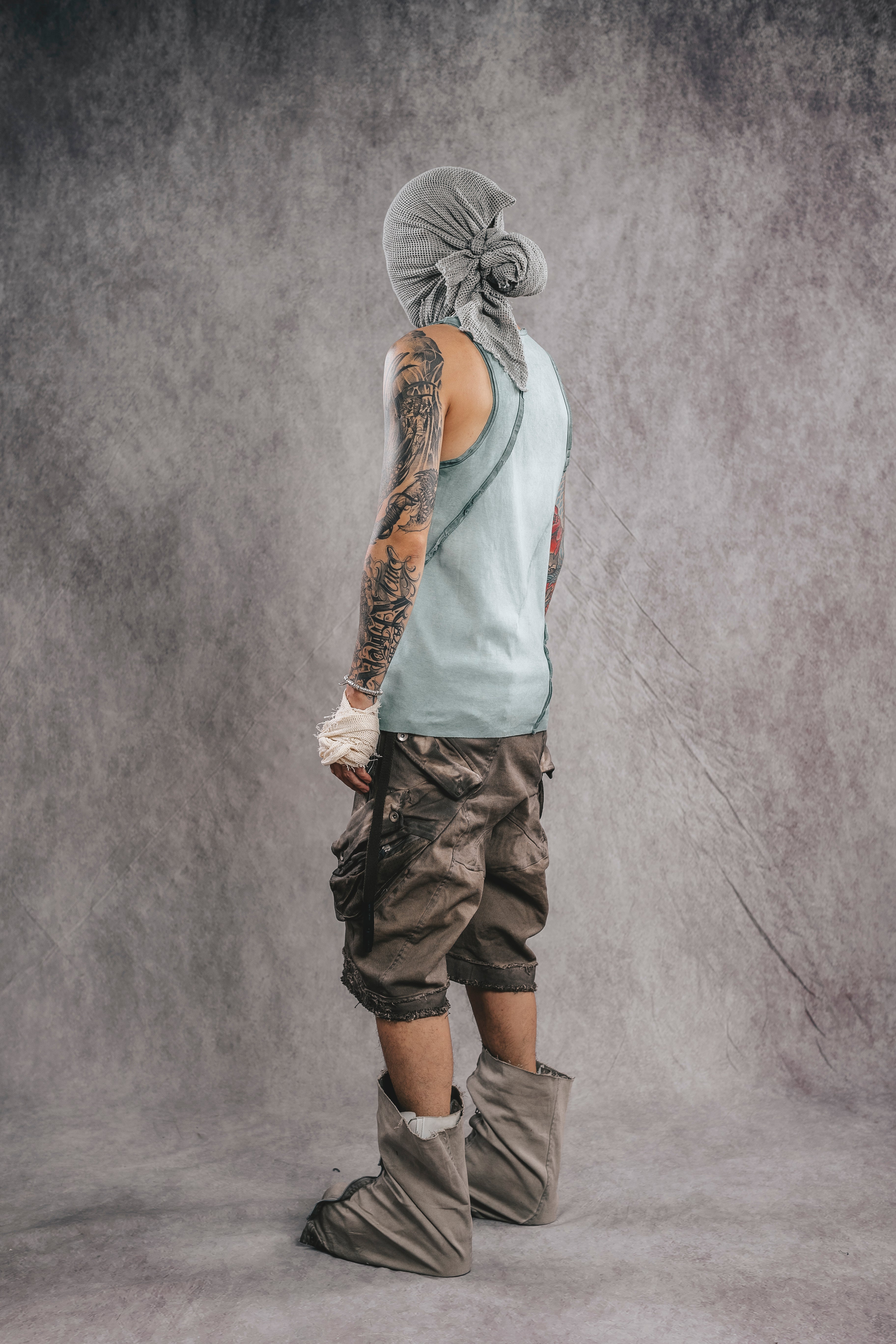 Exoskeleton Sleeveless Top