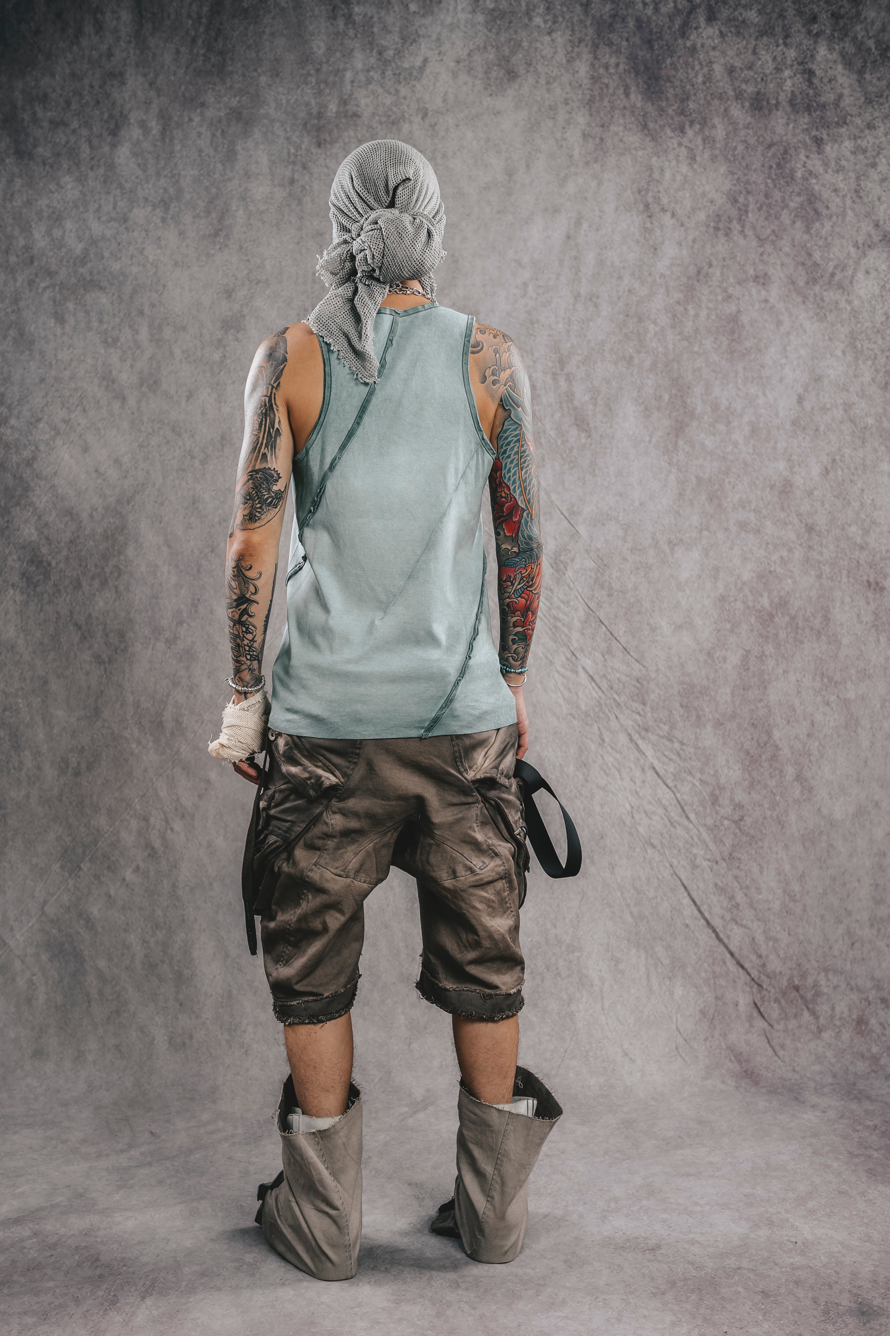 Exoskeleton Sleeveless Top