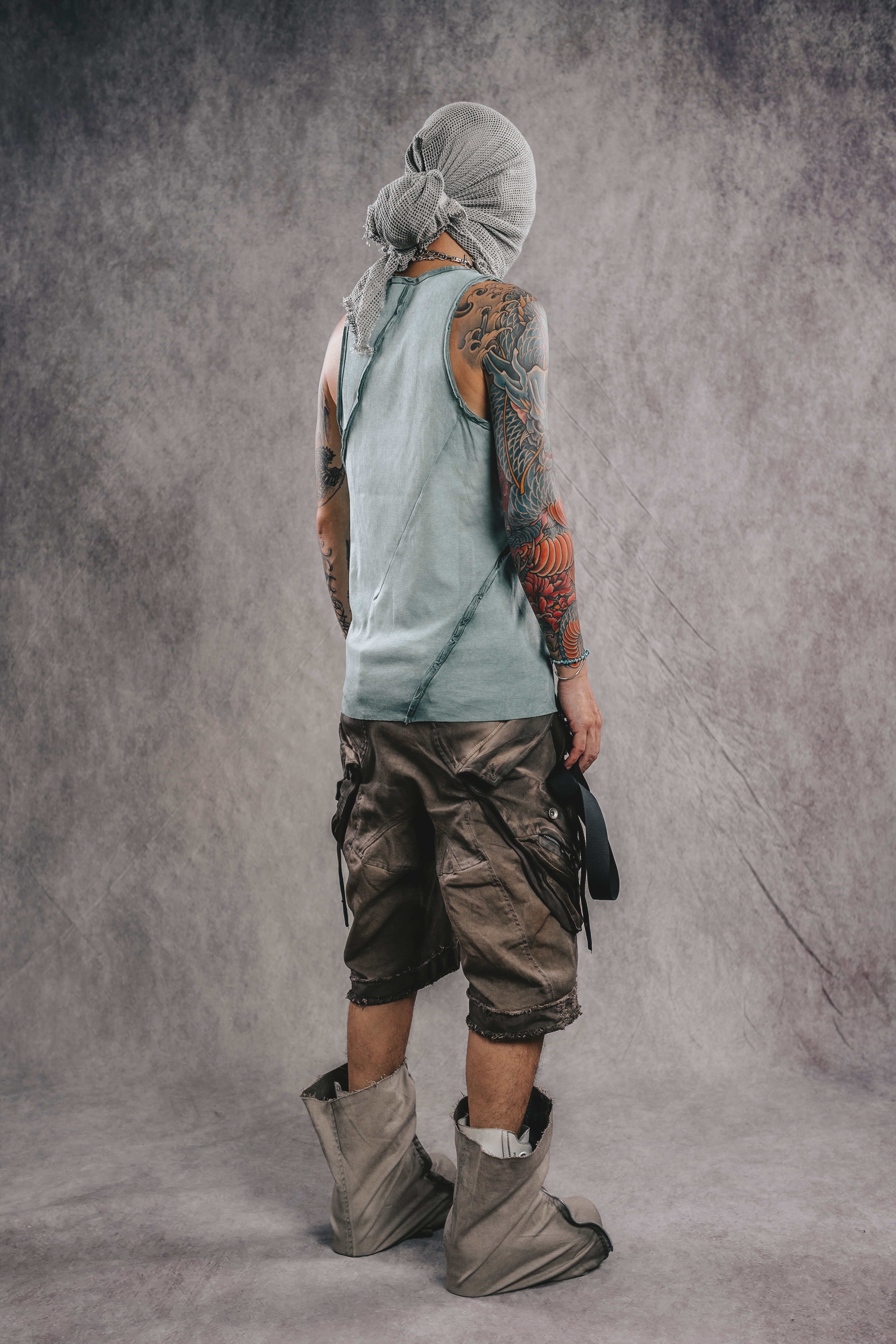 Exoskeleton Sleeveless Top