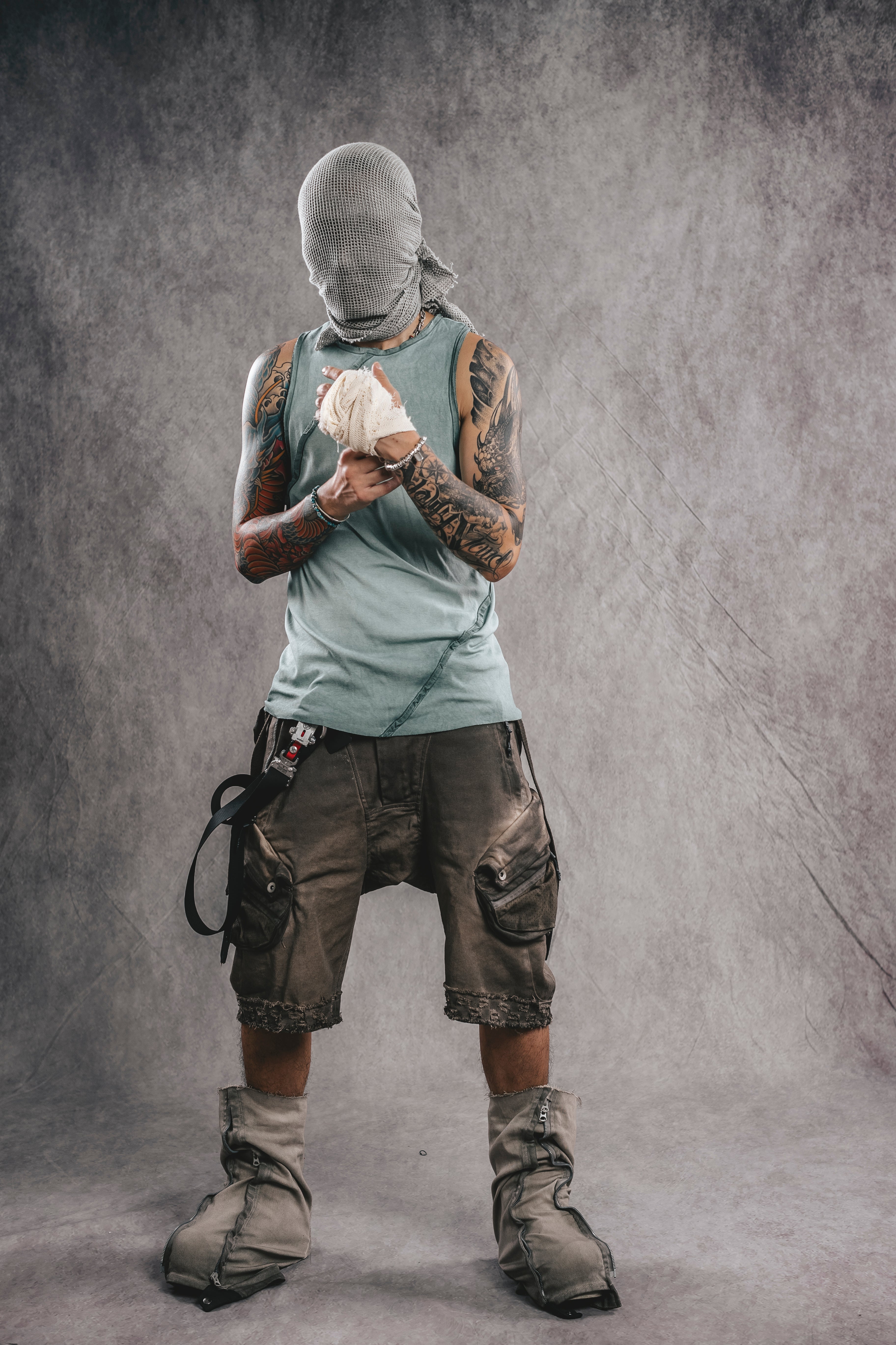 Exoskeleton Sleeveless Top