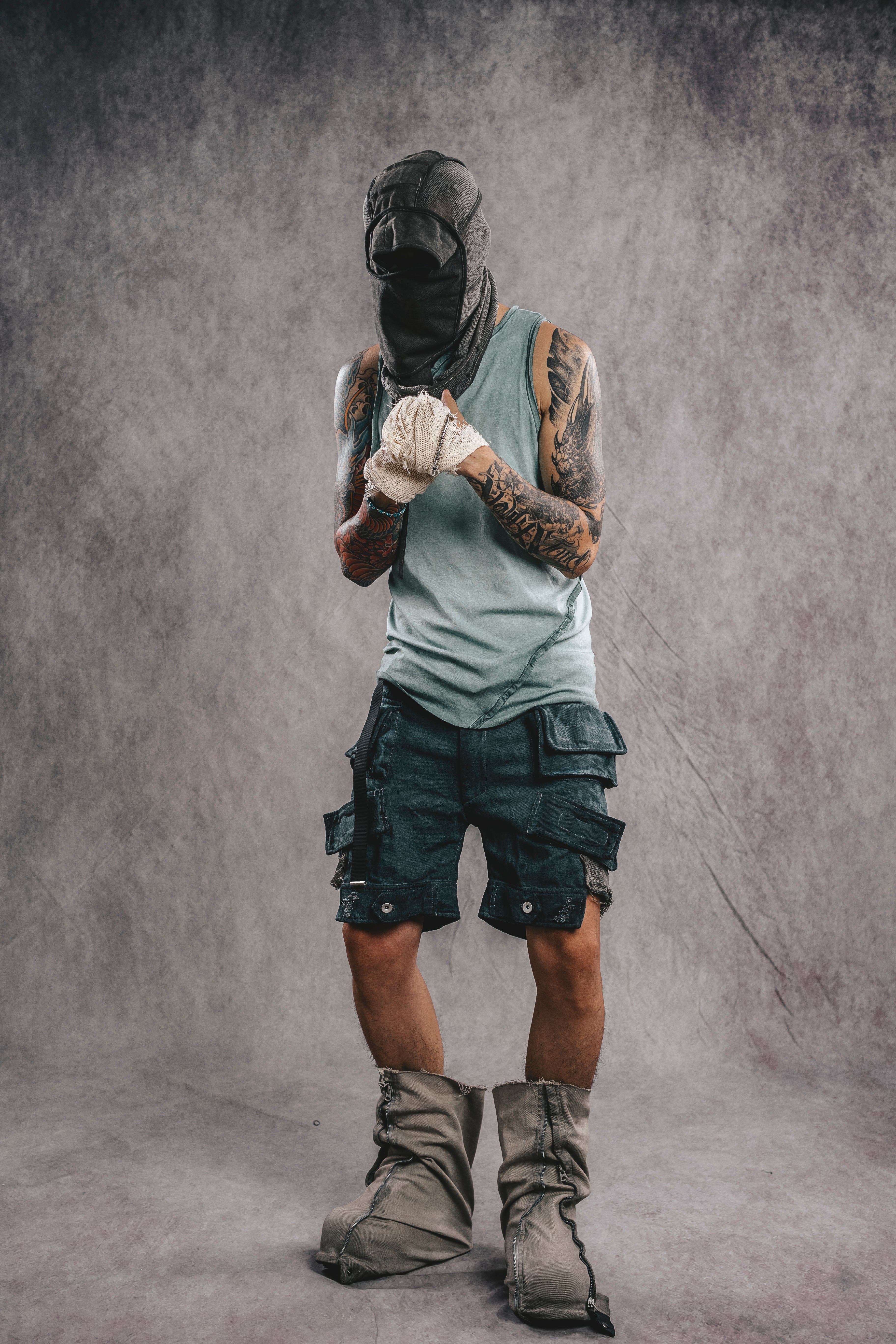 Exoskeleton Sleeveless Top