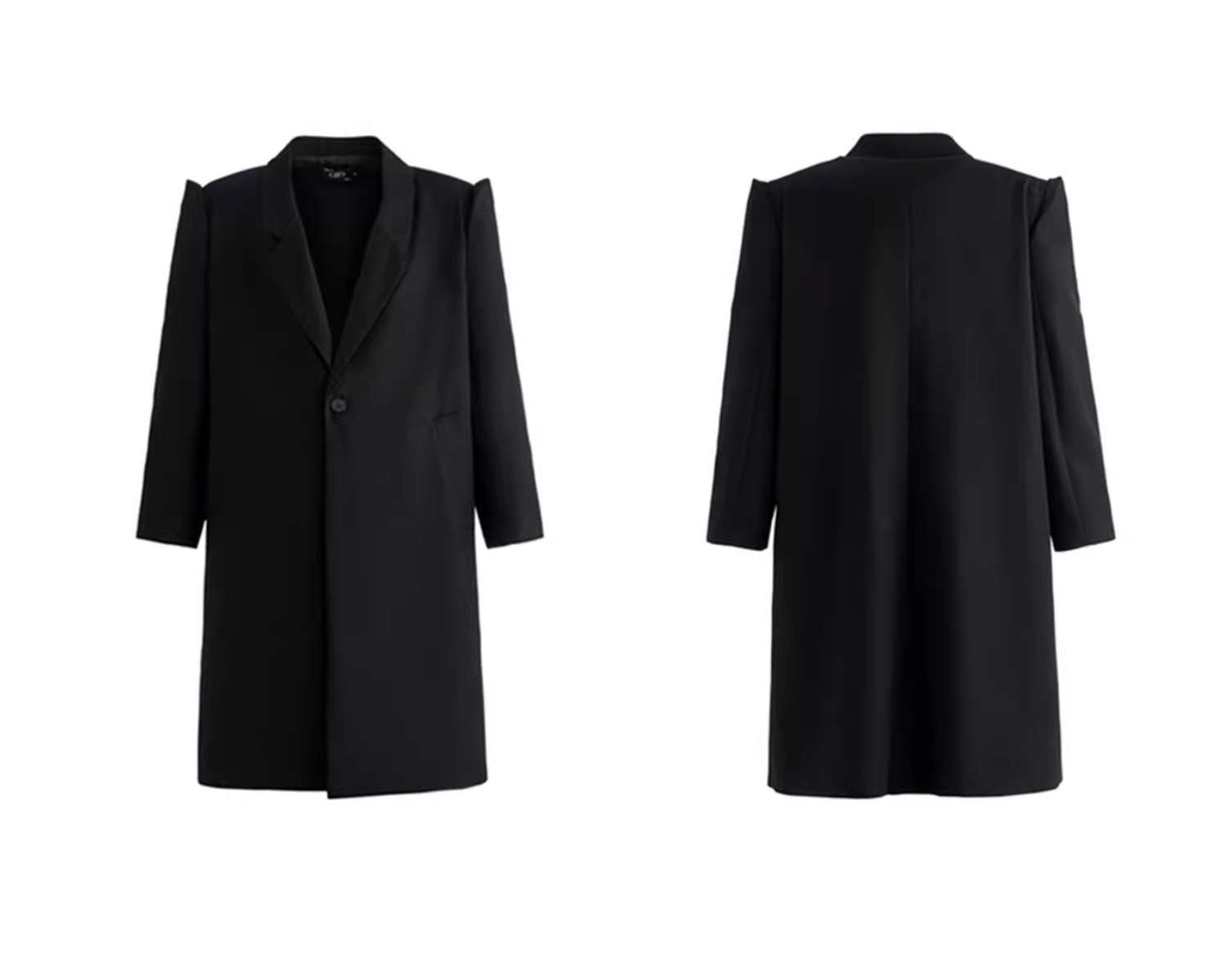 23FW Pad Shoulder Windbreaker Coat