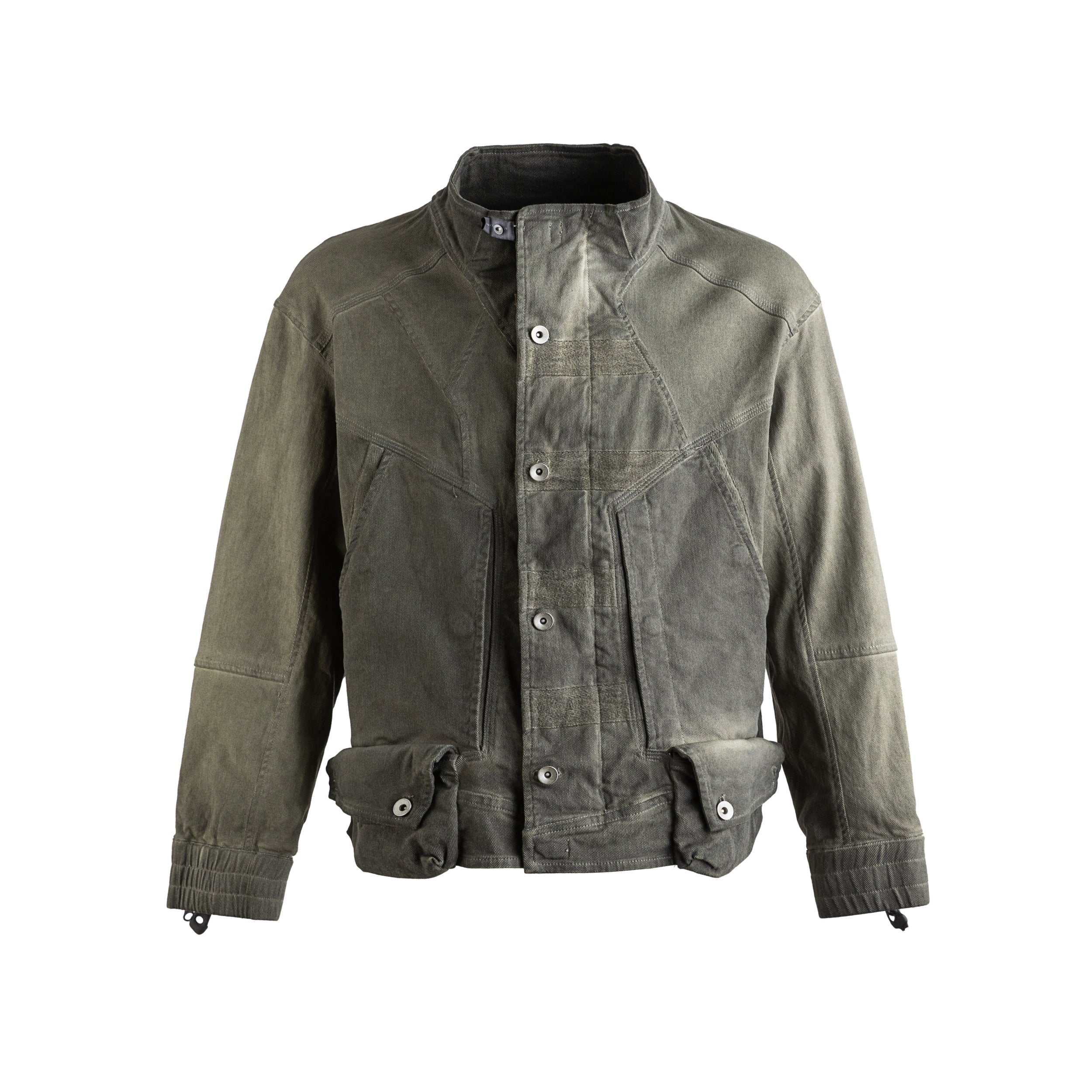 Wasteland Washed Distressed Denim Work Jacket