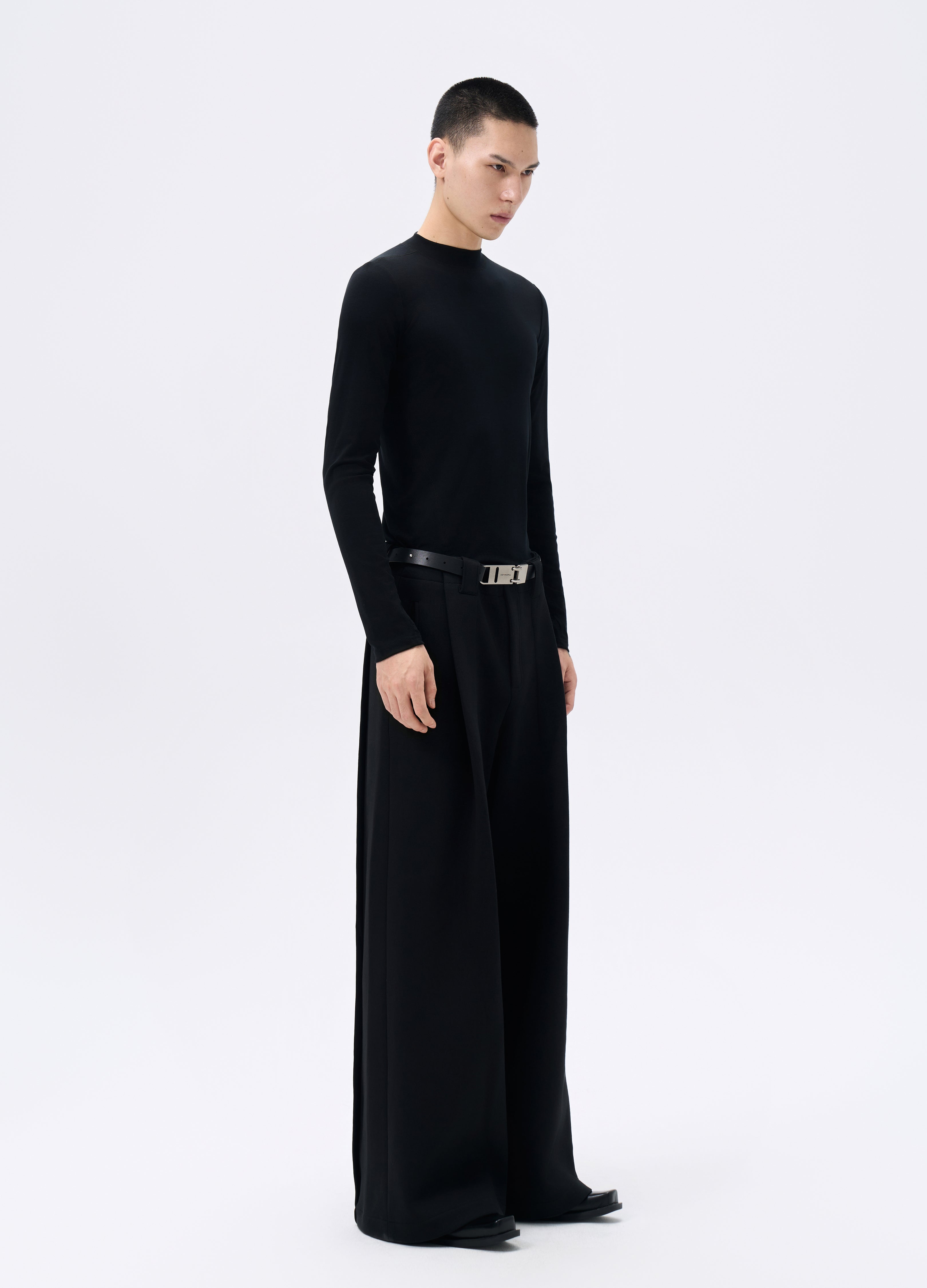 25FW BLACK WOOL BASE LAYER