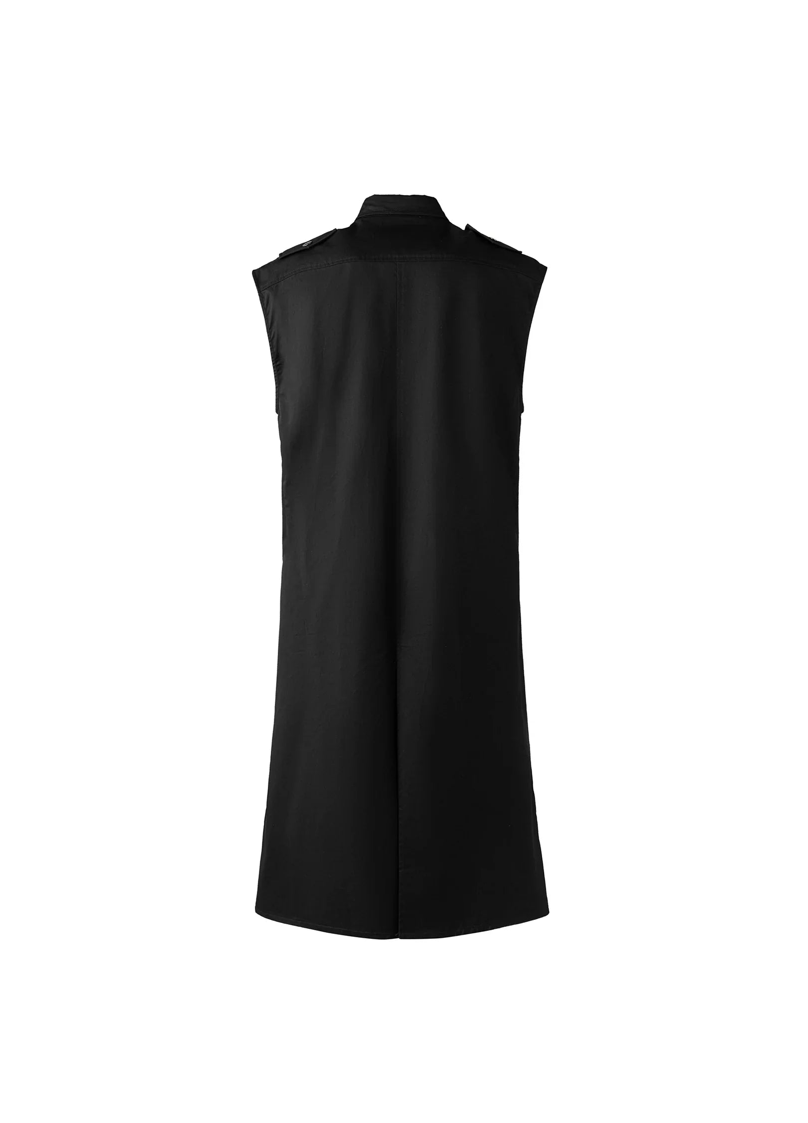 23SS Black Cascade Hollow Overshirt