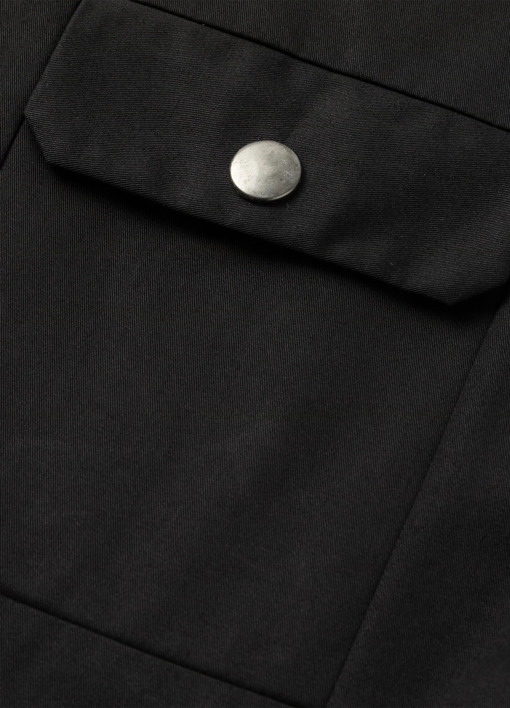 23SS Black Cascade Hollow Overshirt