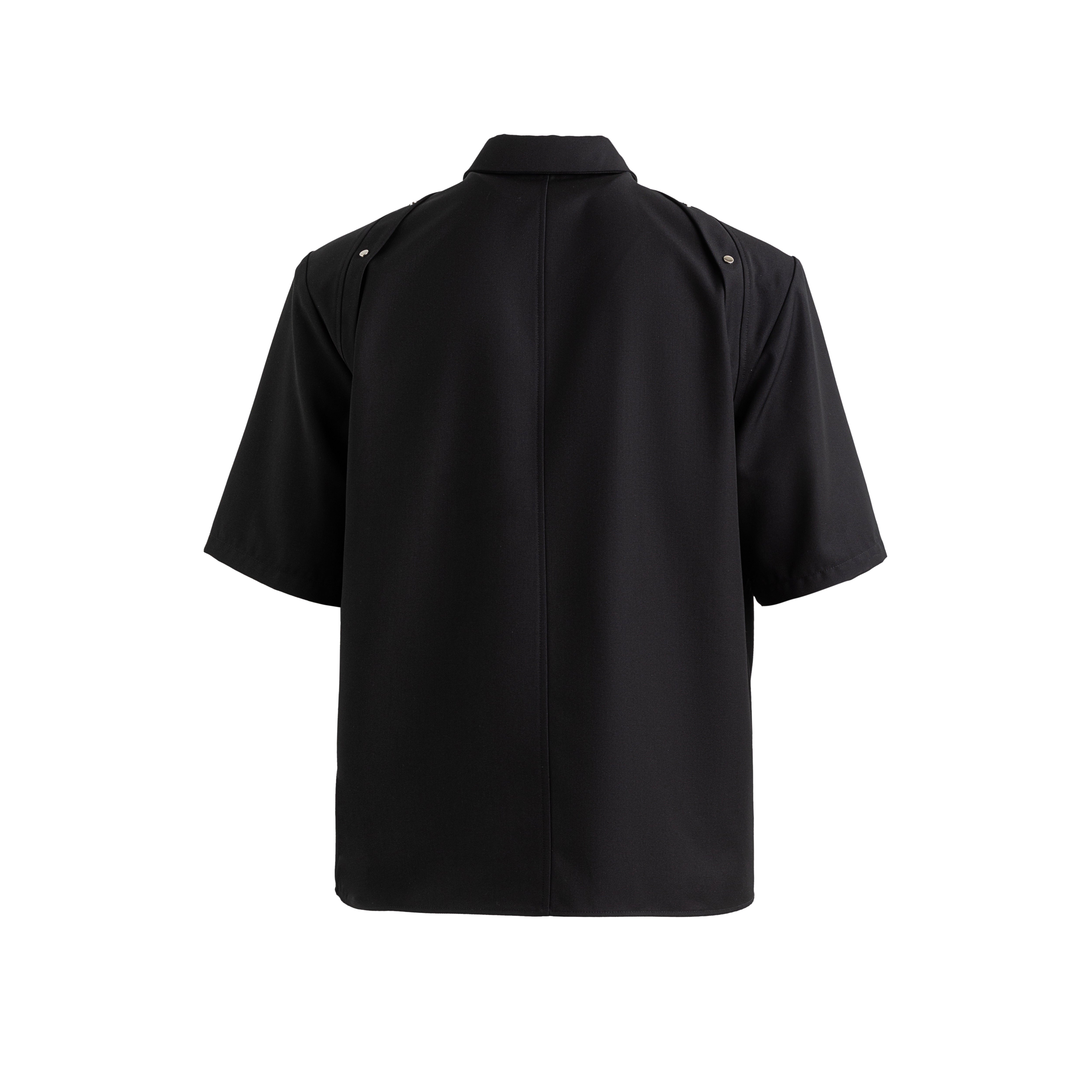 24SS Pleated Binder Cut Shirt