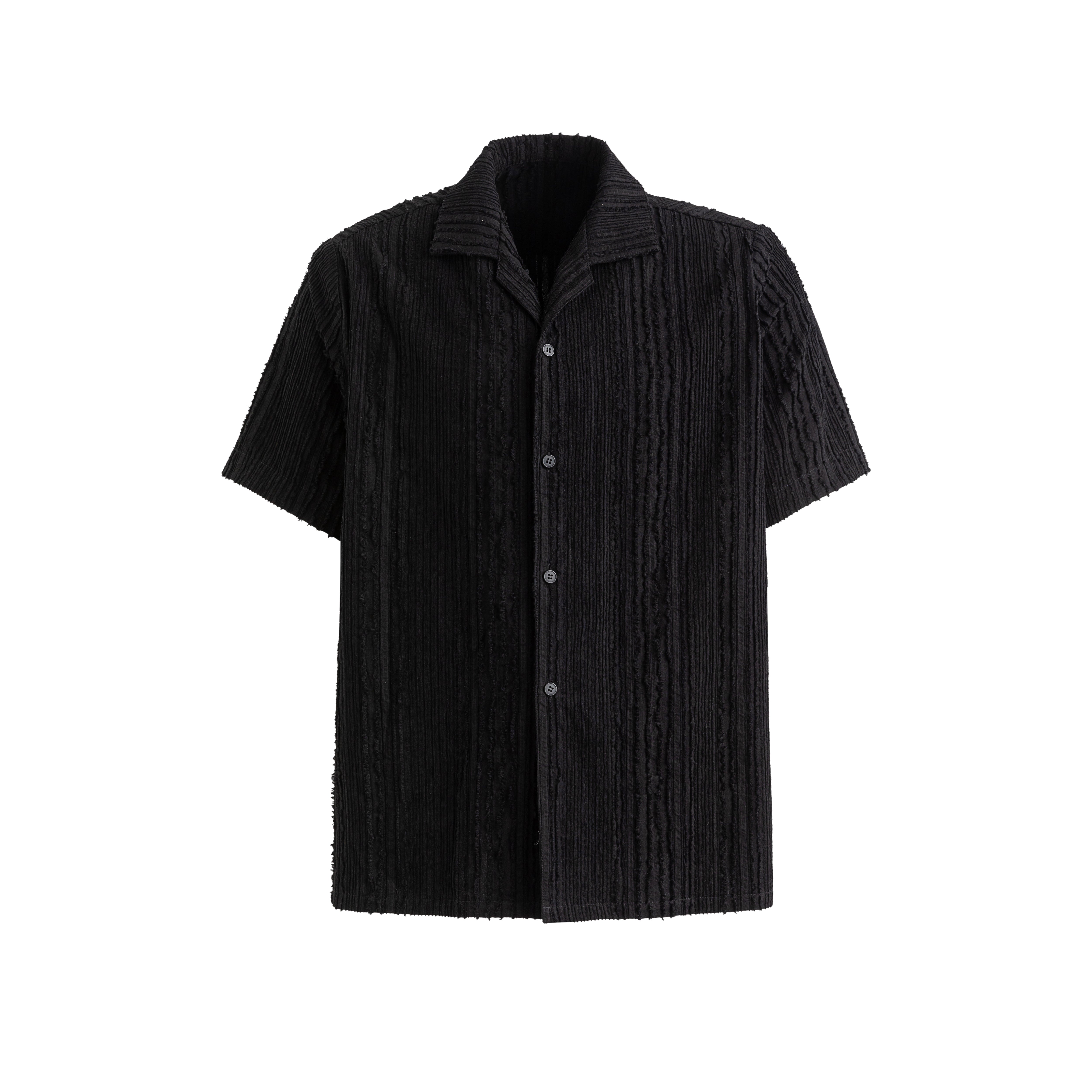 24SS Curved Line Stitch Shirt