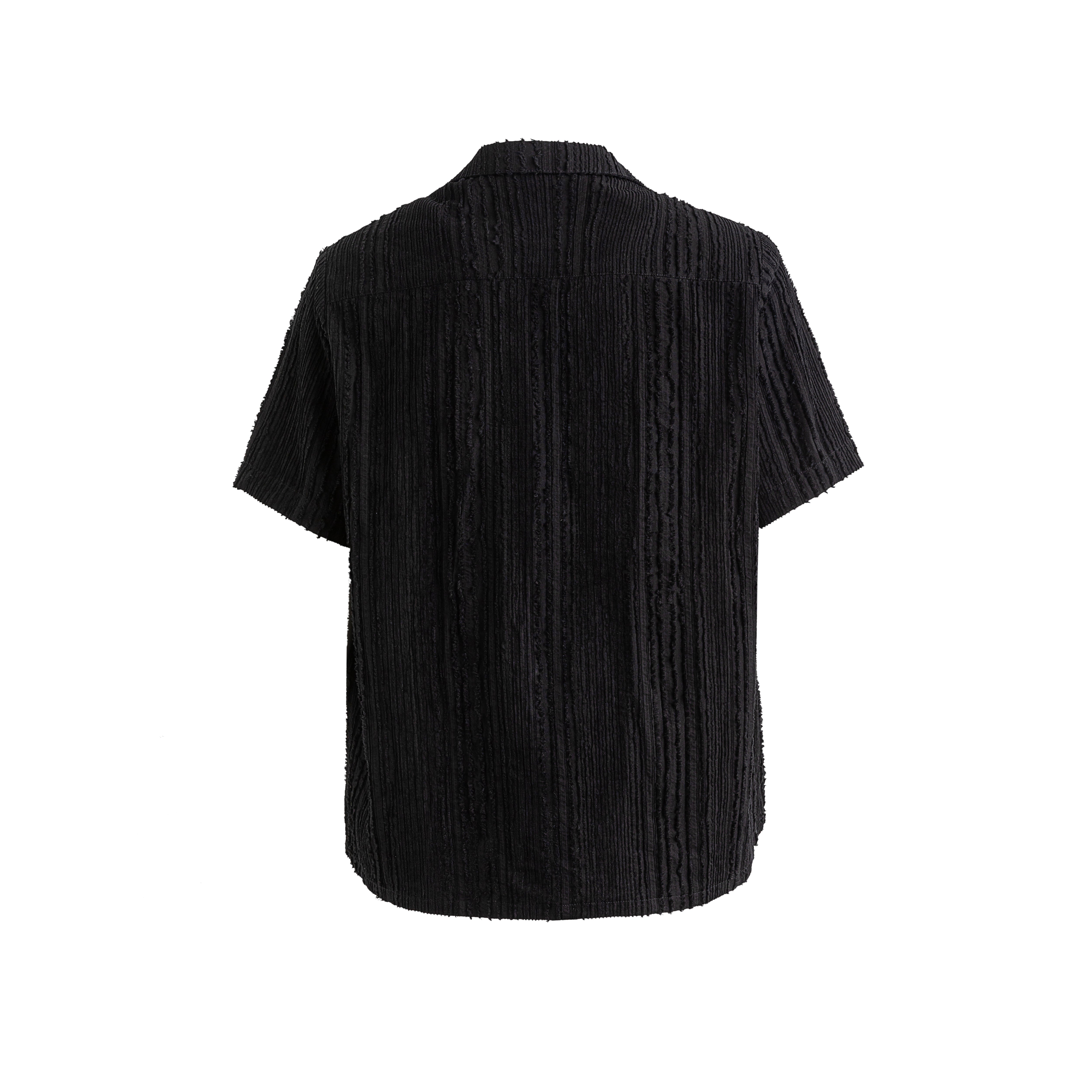 24SS Curved Line Stitch Shirt