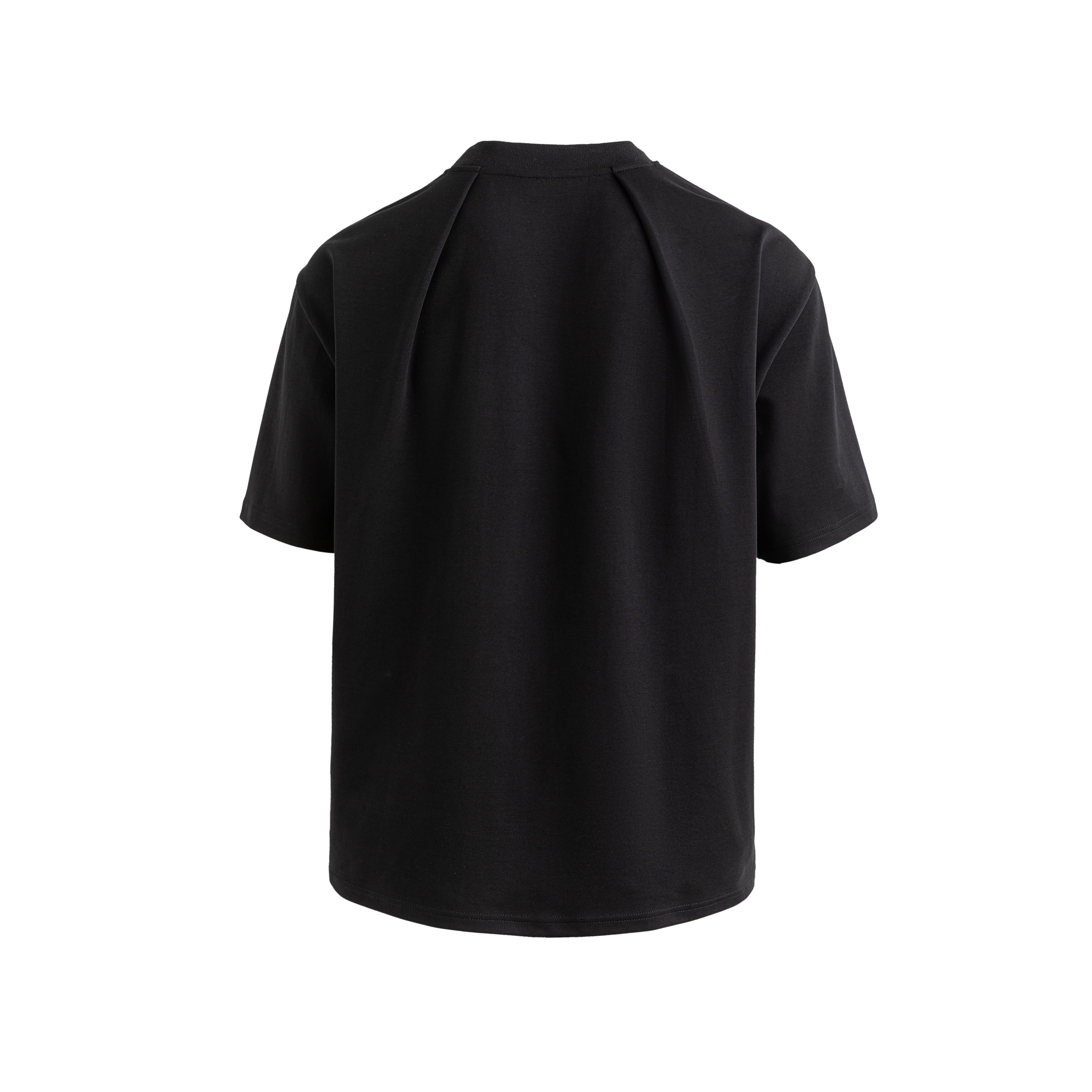 24SS Pleated Binder Cut Tee