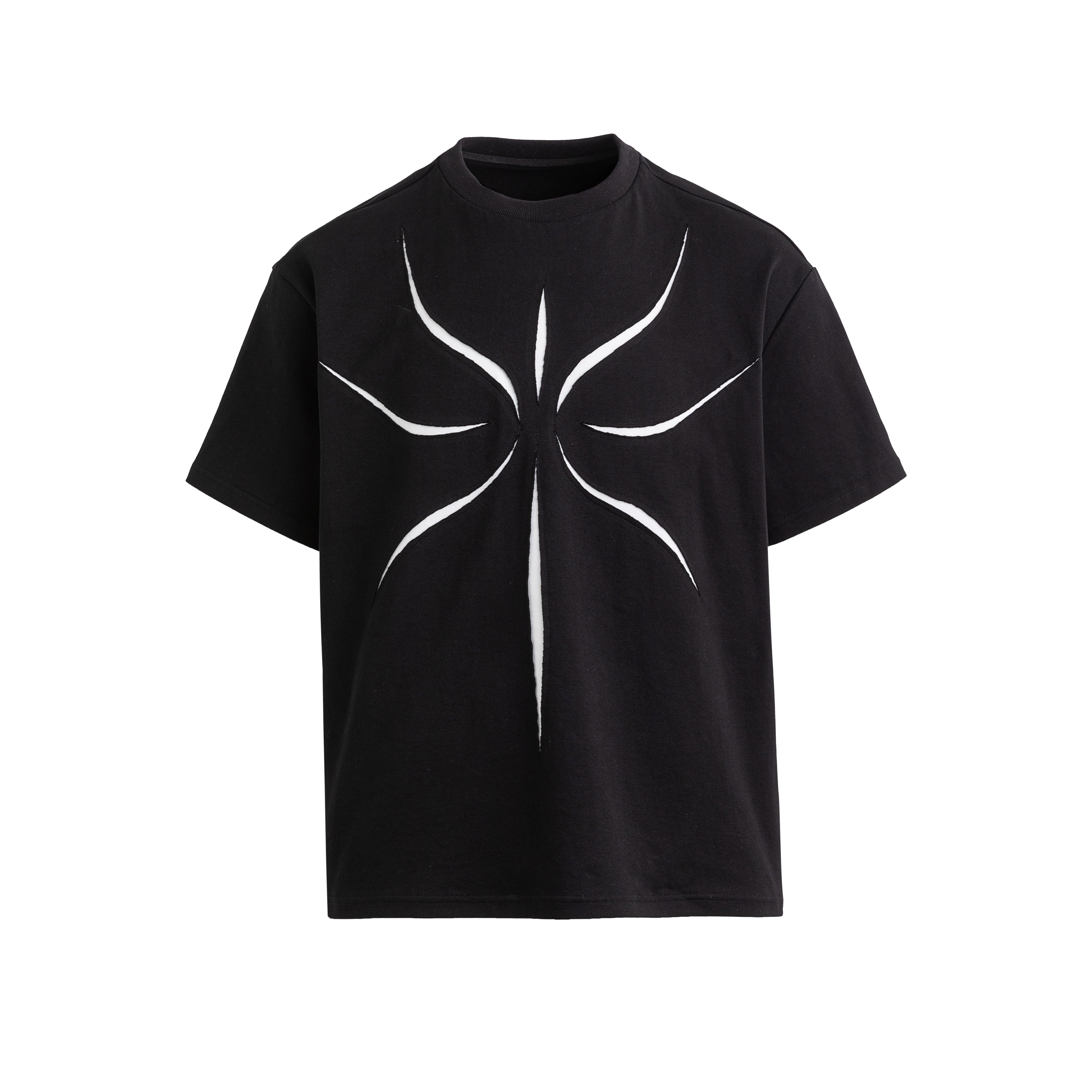 24SS Double-Layered Hollow-Out Tee