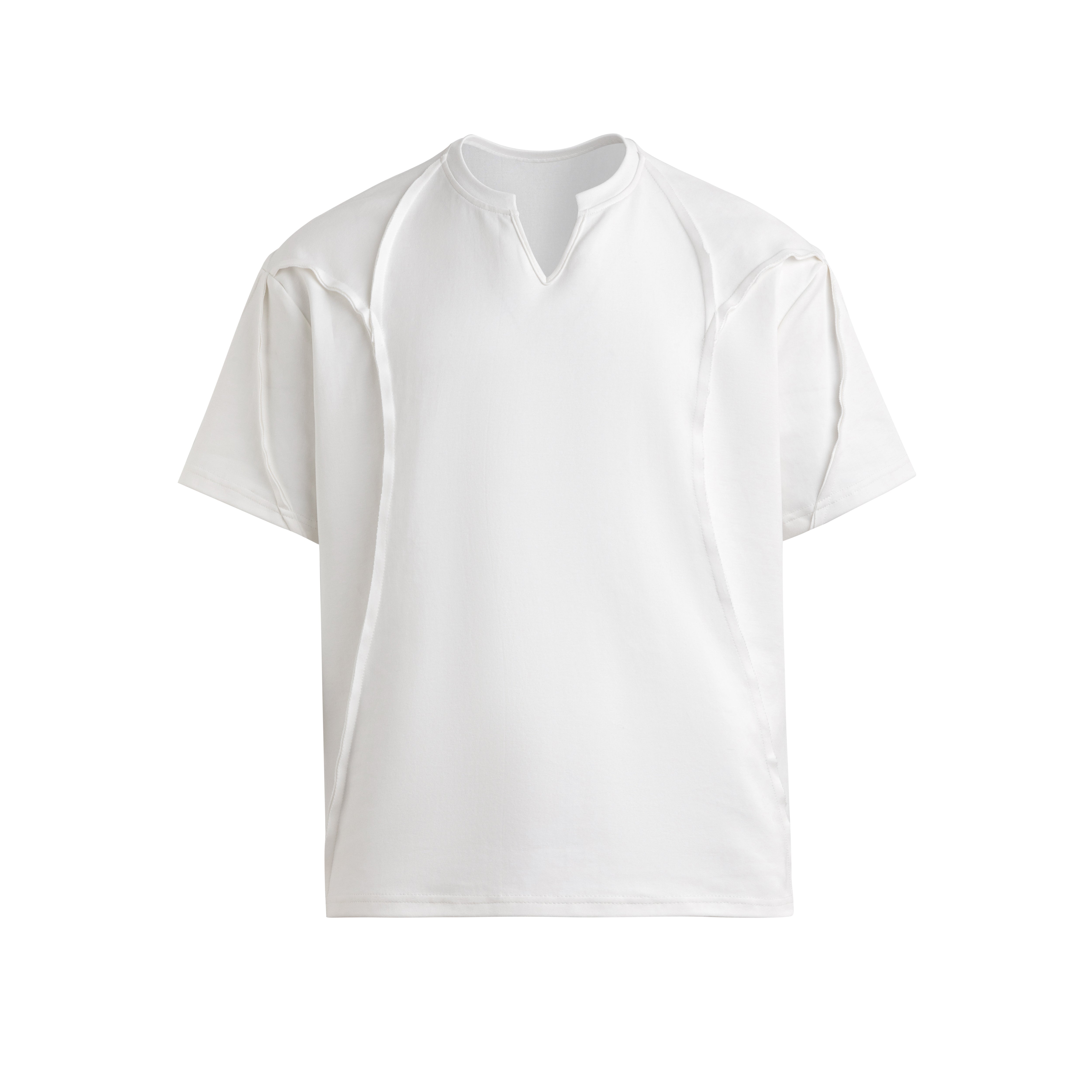 24SS Classic White V-Neck Tee