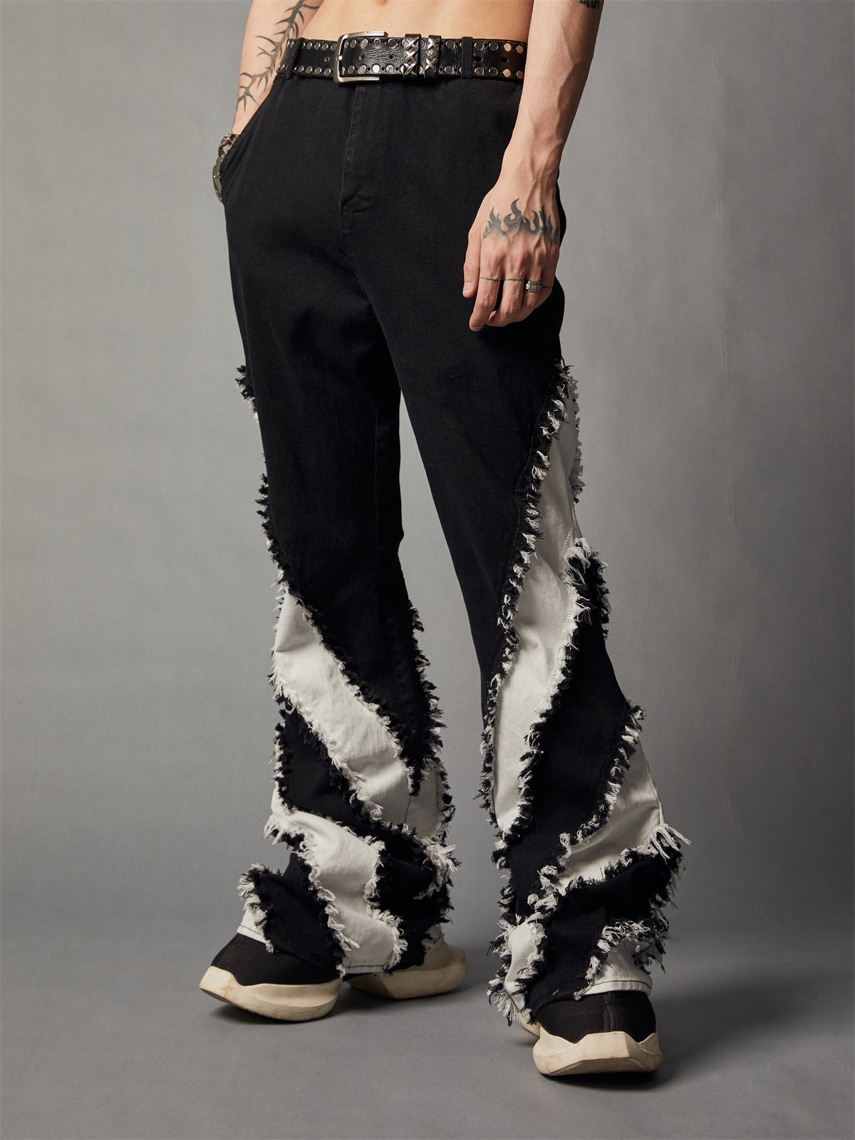 22SS Monochrome Punk Pants