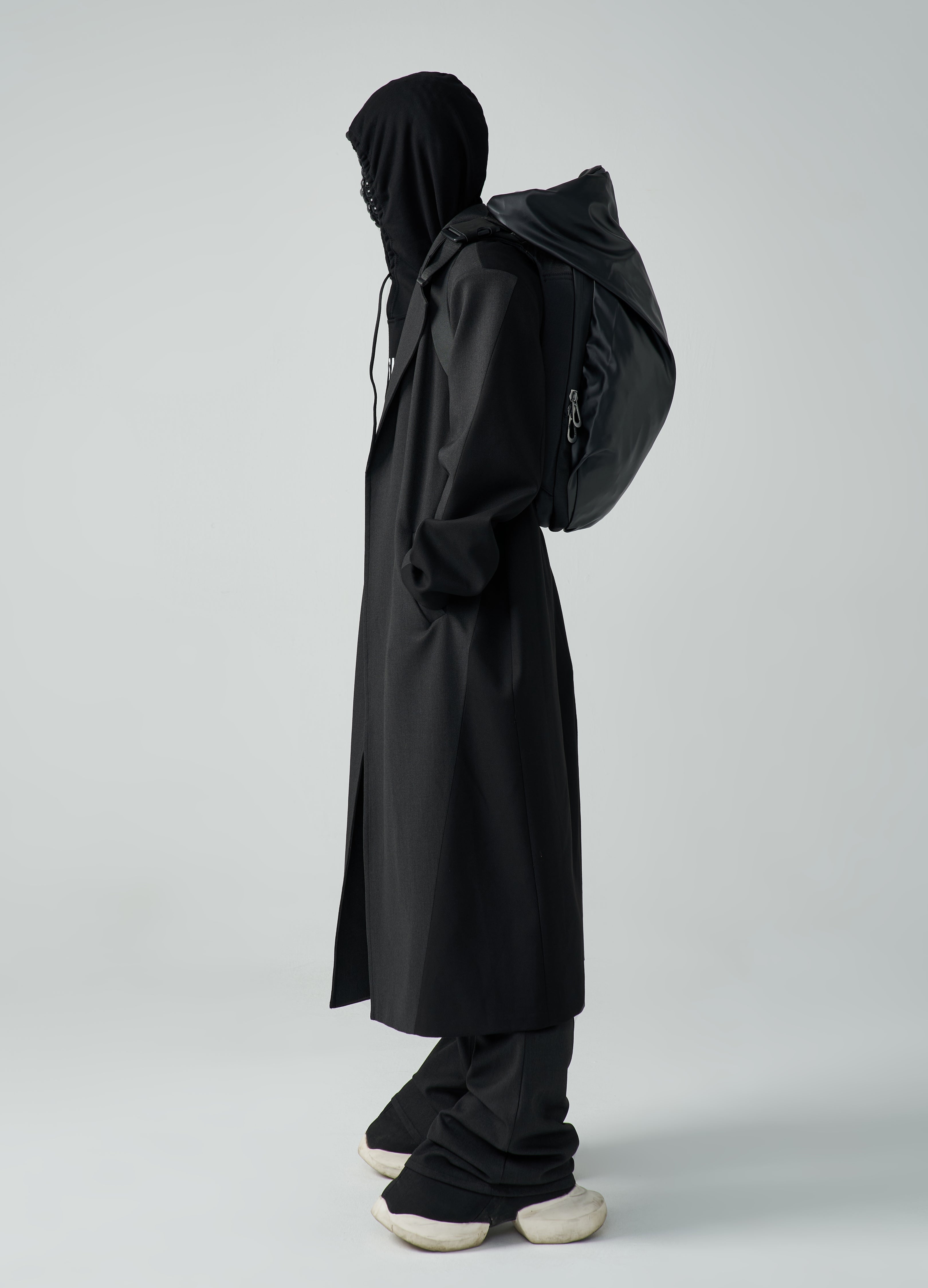 23FW Wool Spliced Coat
