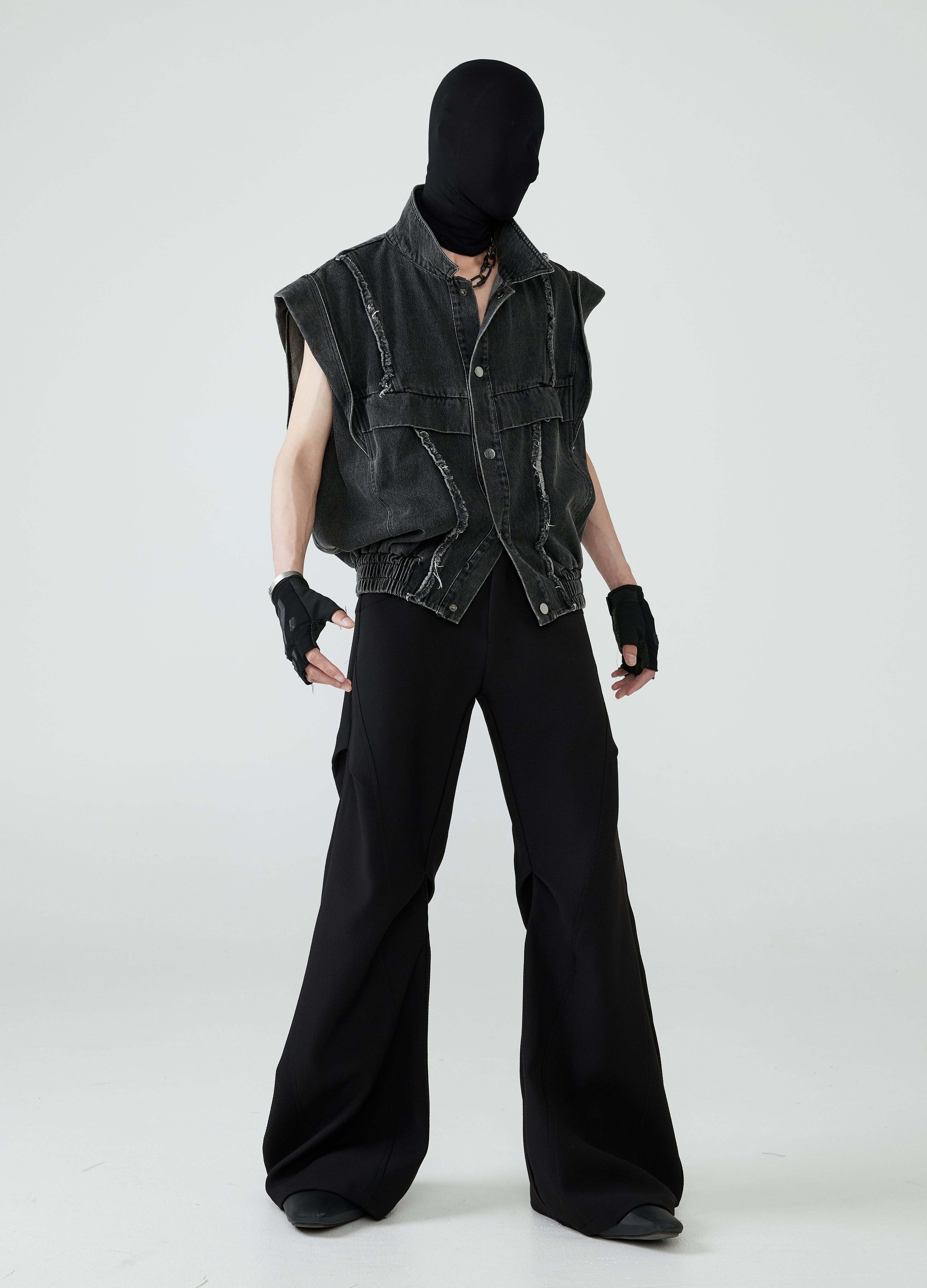 24SS Washed Denim Vest