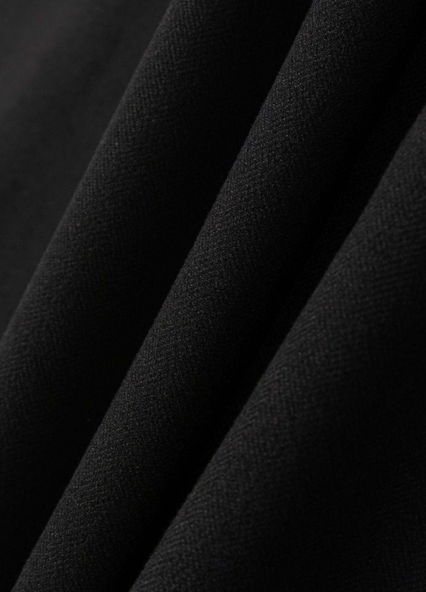 23FW Unbuttoned Woolen Coat