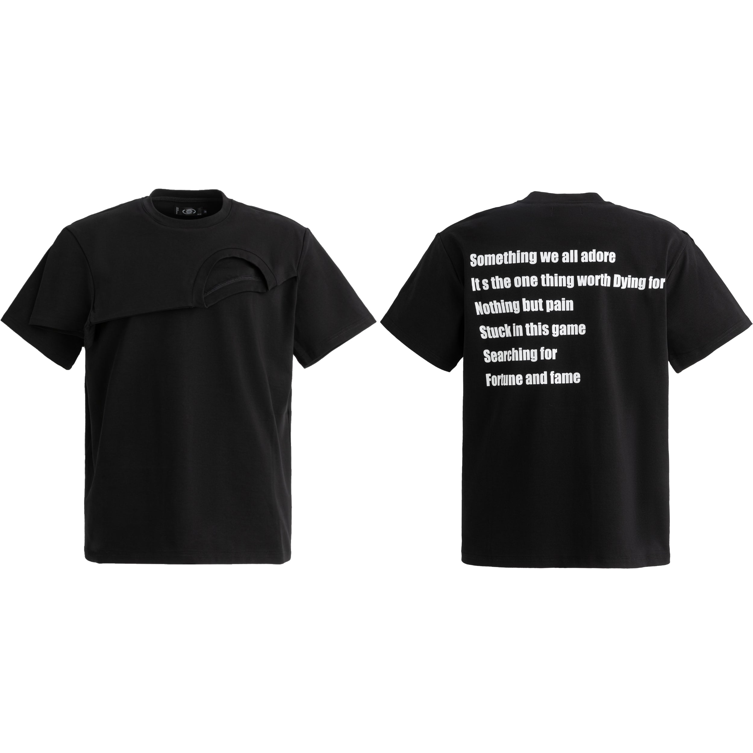 23FW Faux-Layered Typographic Tee