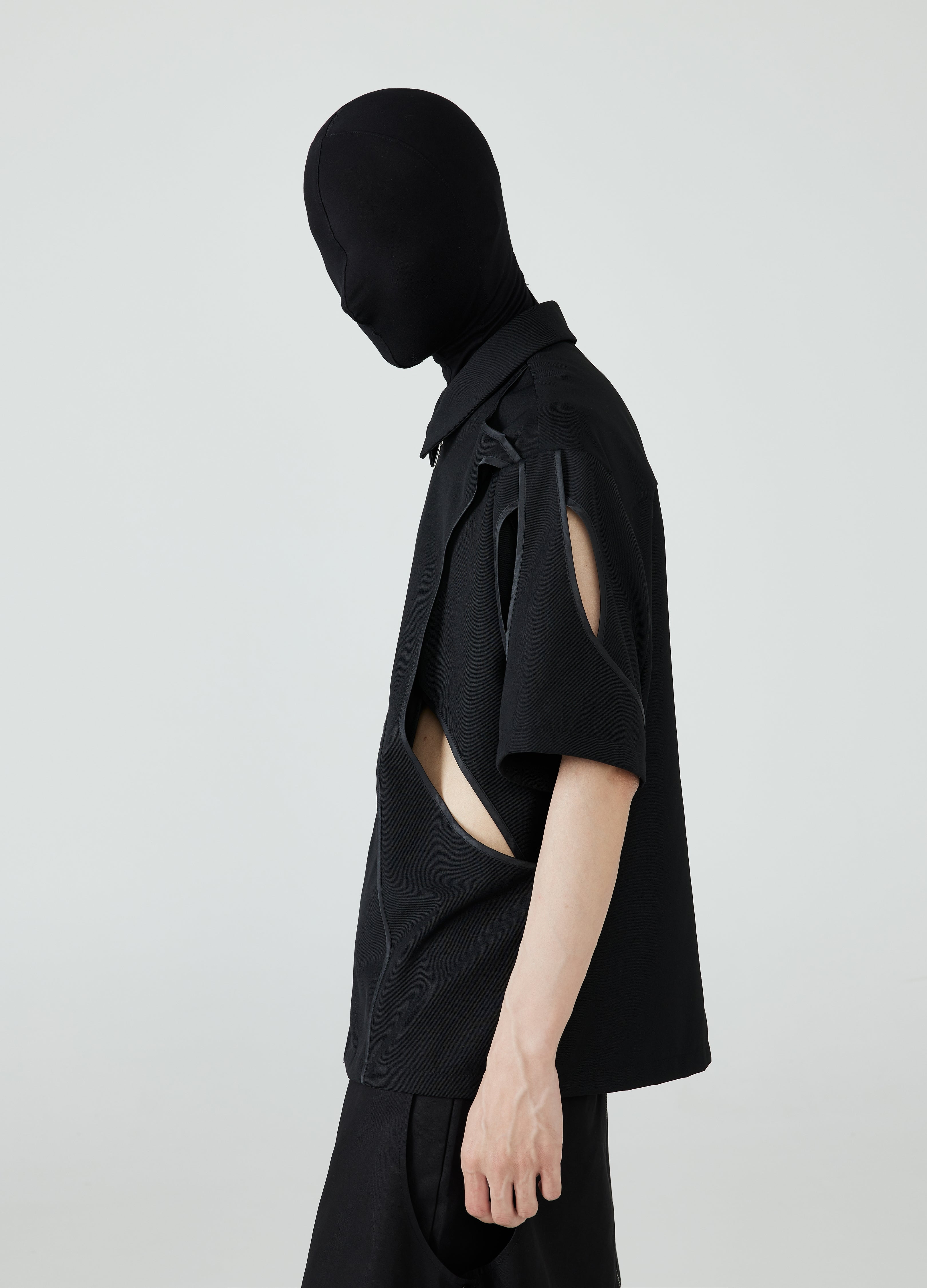24SS Avant-Garde Hollow-Out Shirt