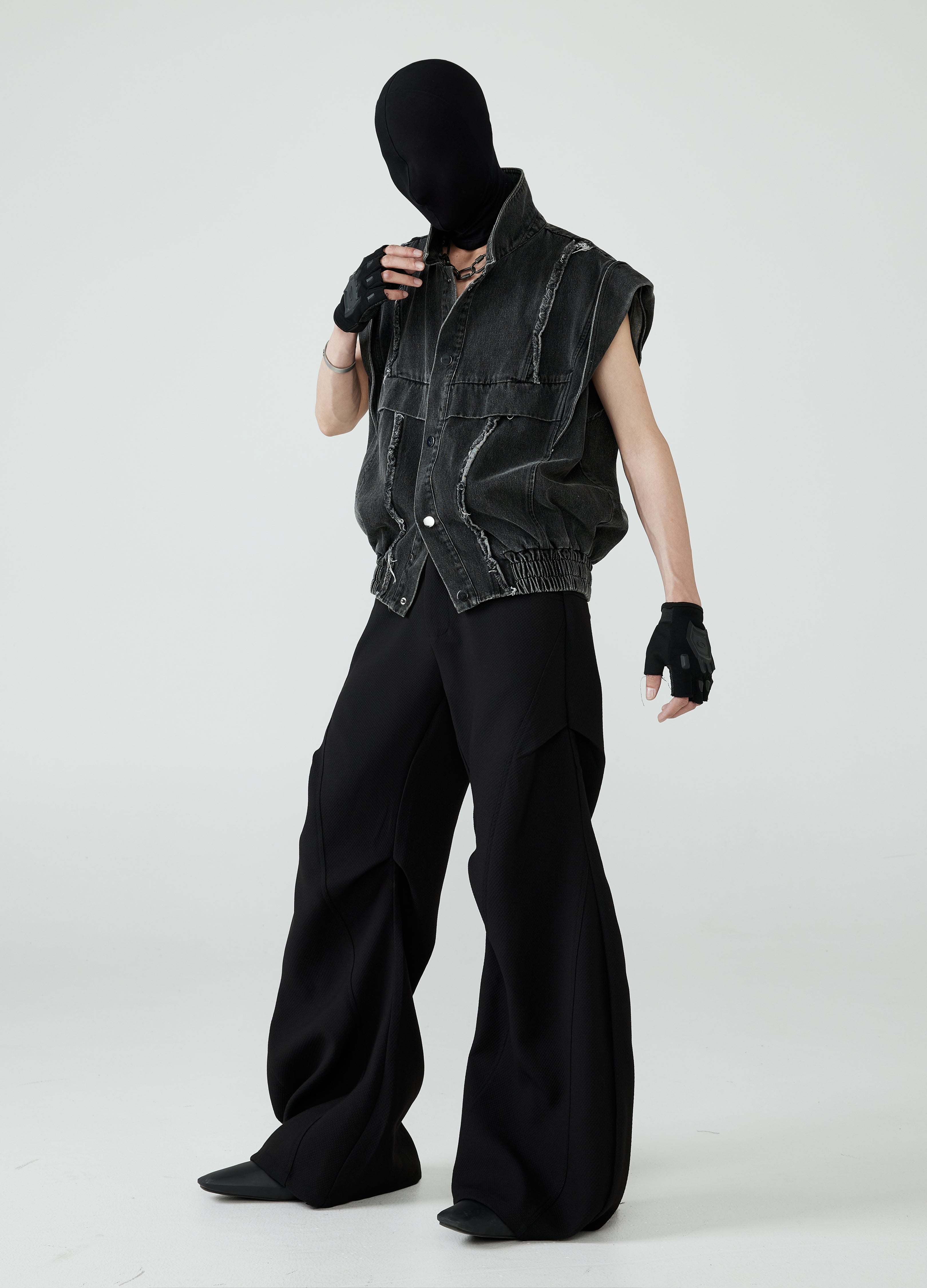 24SS Washed Denim Vest