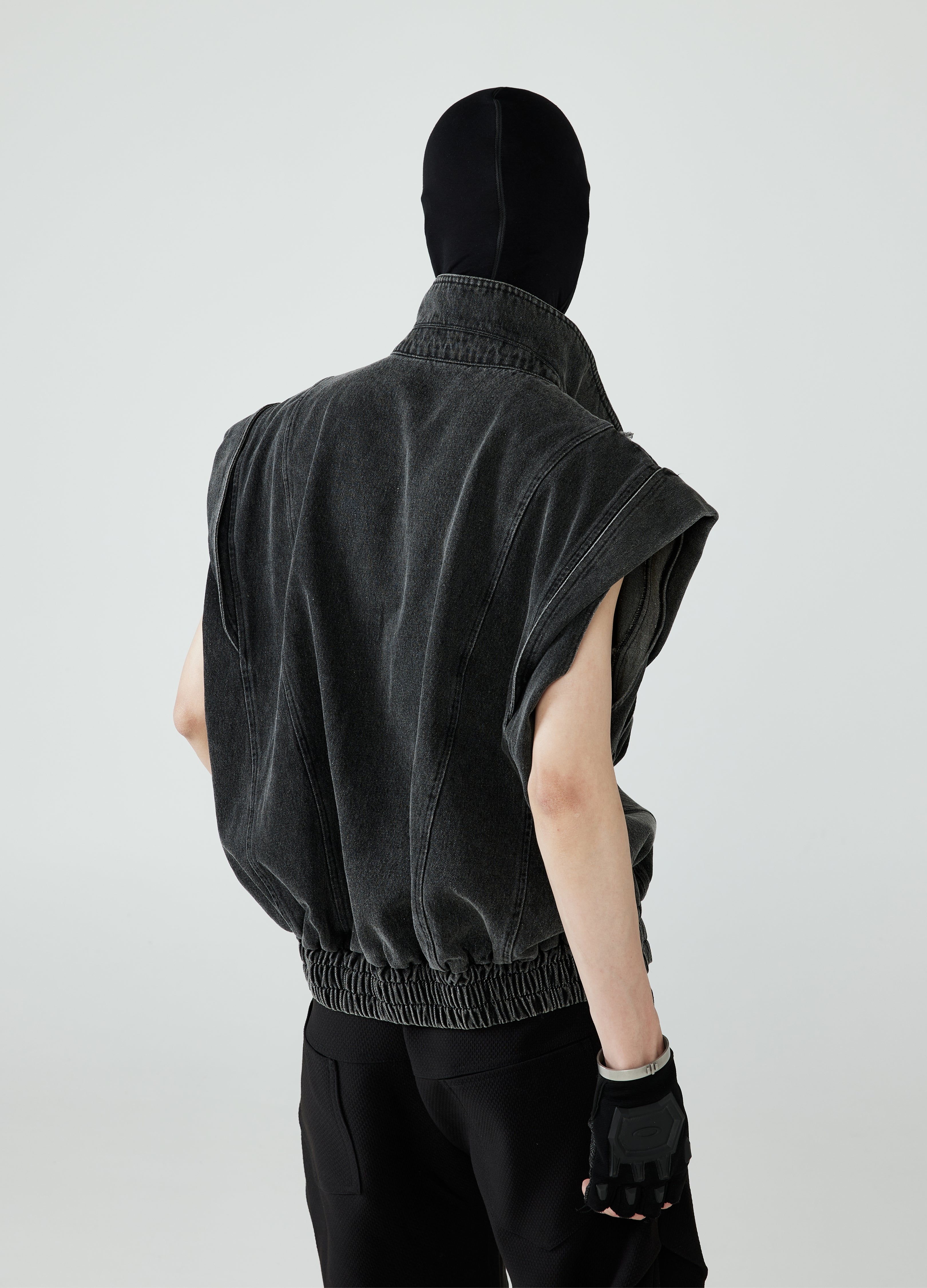 24SS Washed Denim Vest