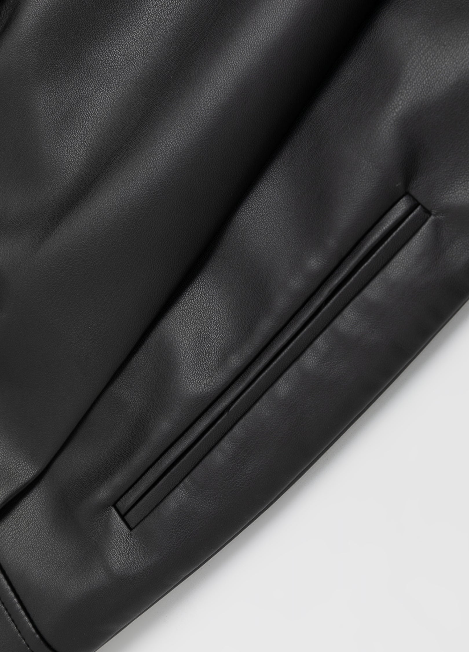 23FW High Waist PU Leather Pants