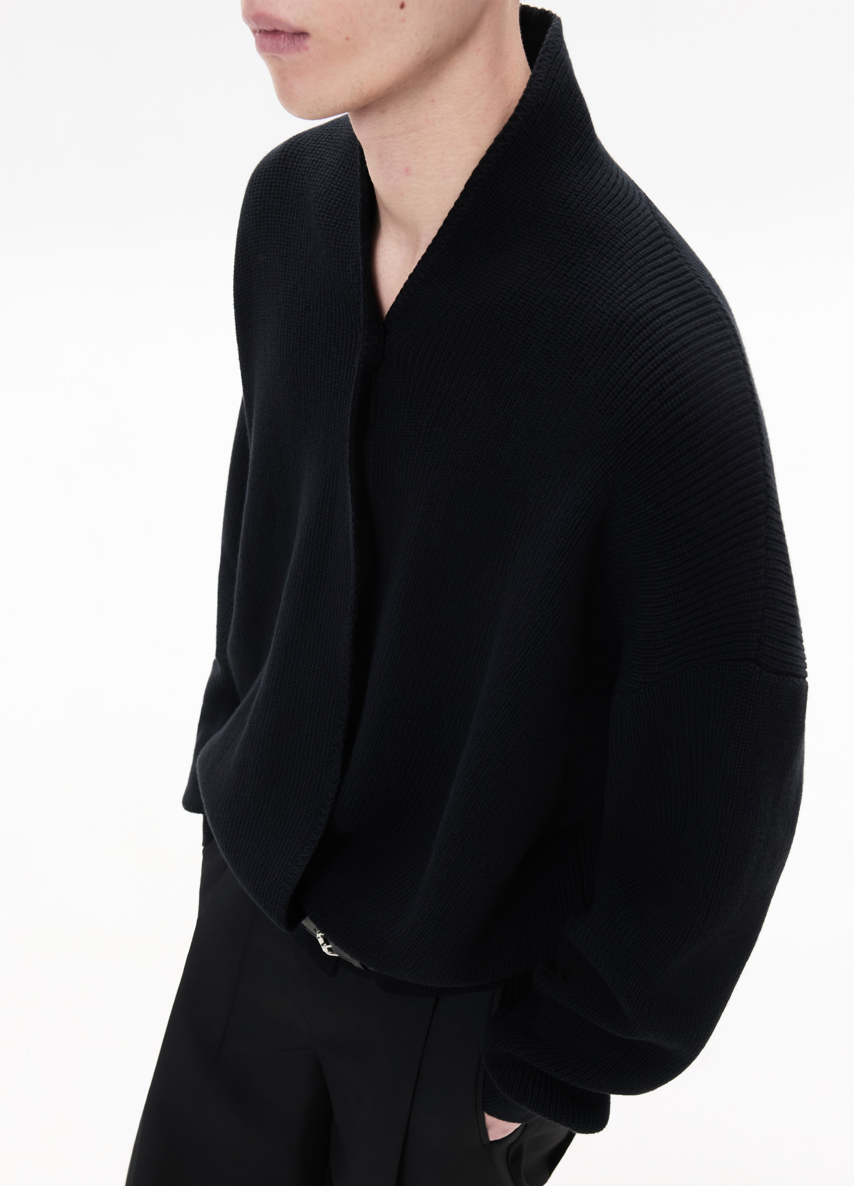 26SS CROSS TIE KNIT SWEATER