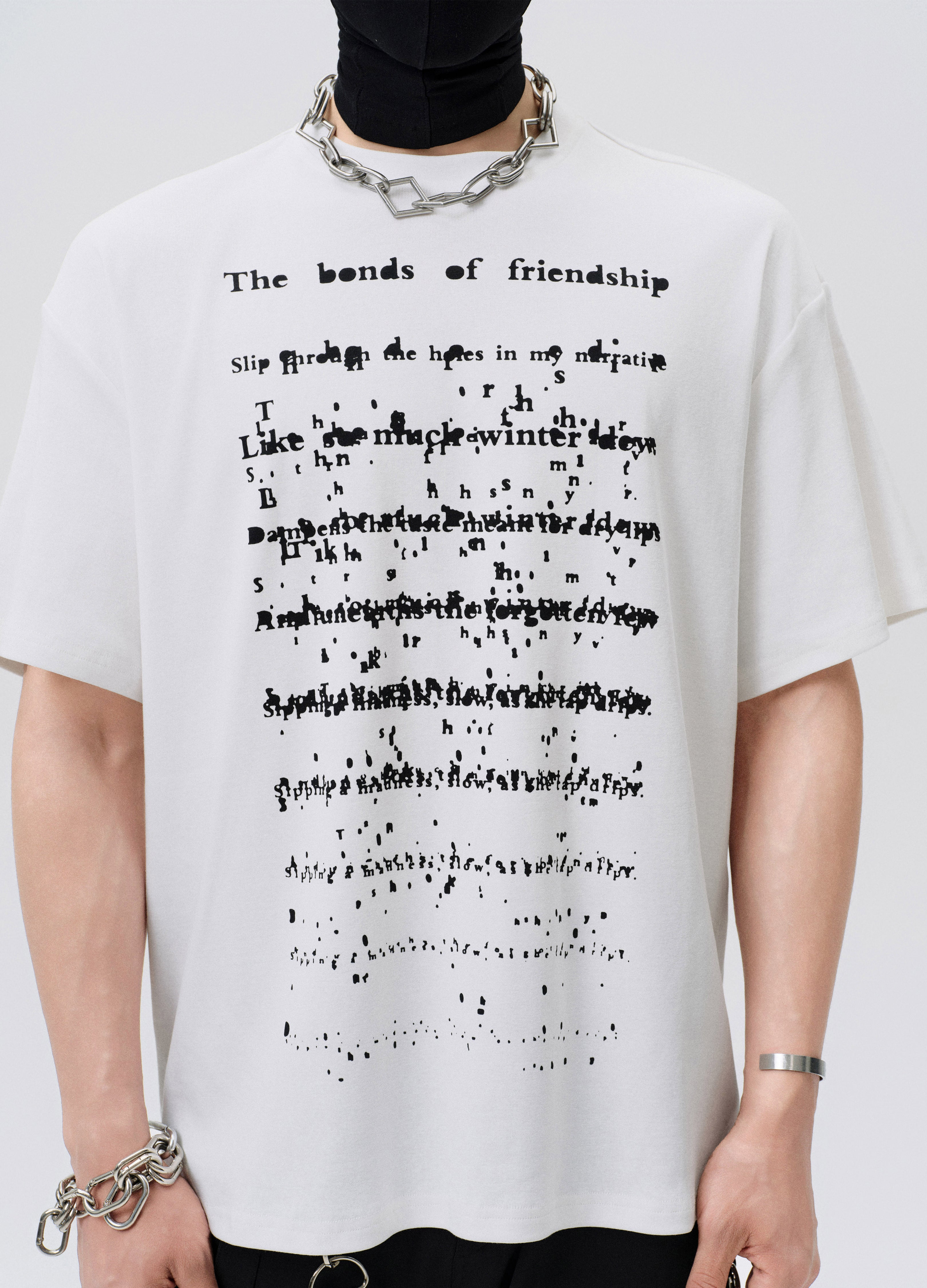 25SS CODE FRAGMENTS SORONA TEE