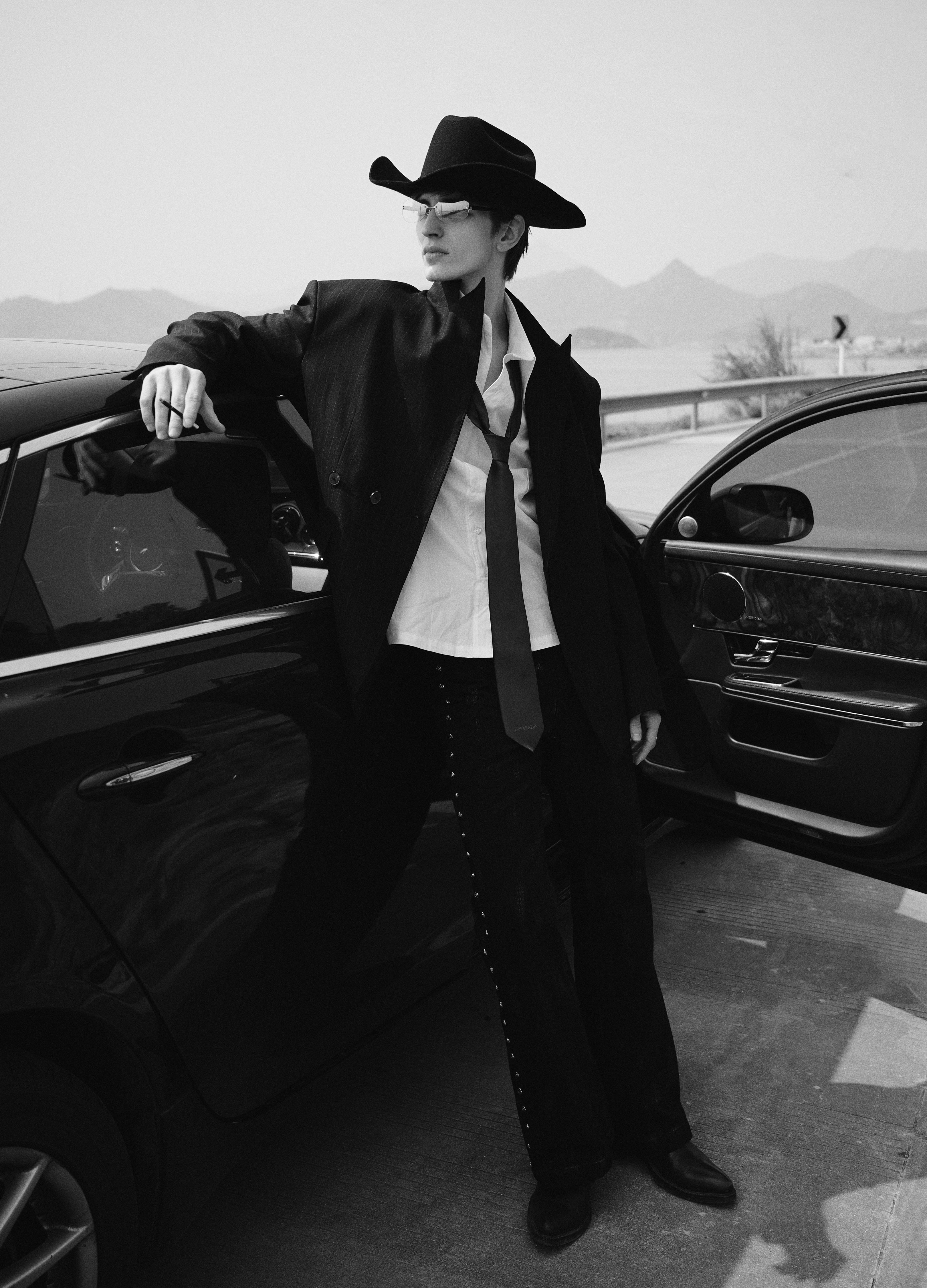 25SS BLADE STRIPE DECONSTRUCTED SUIT