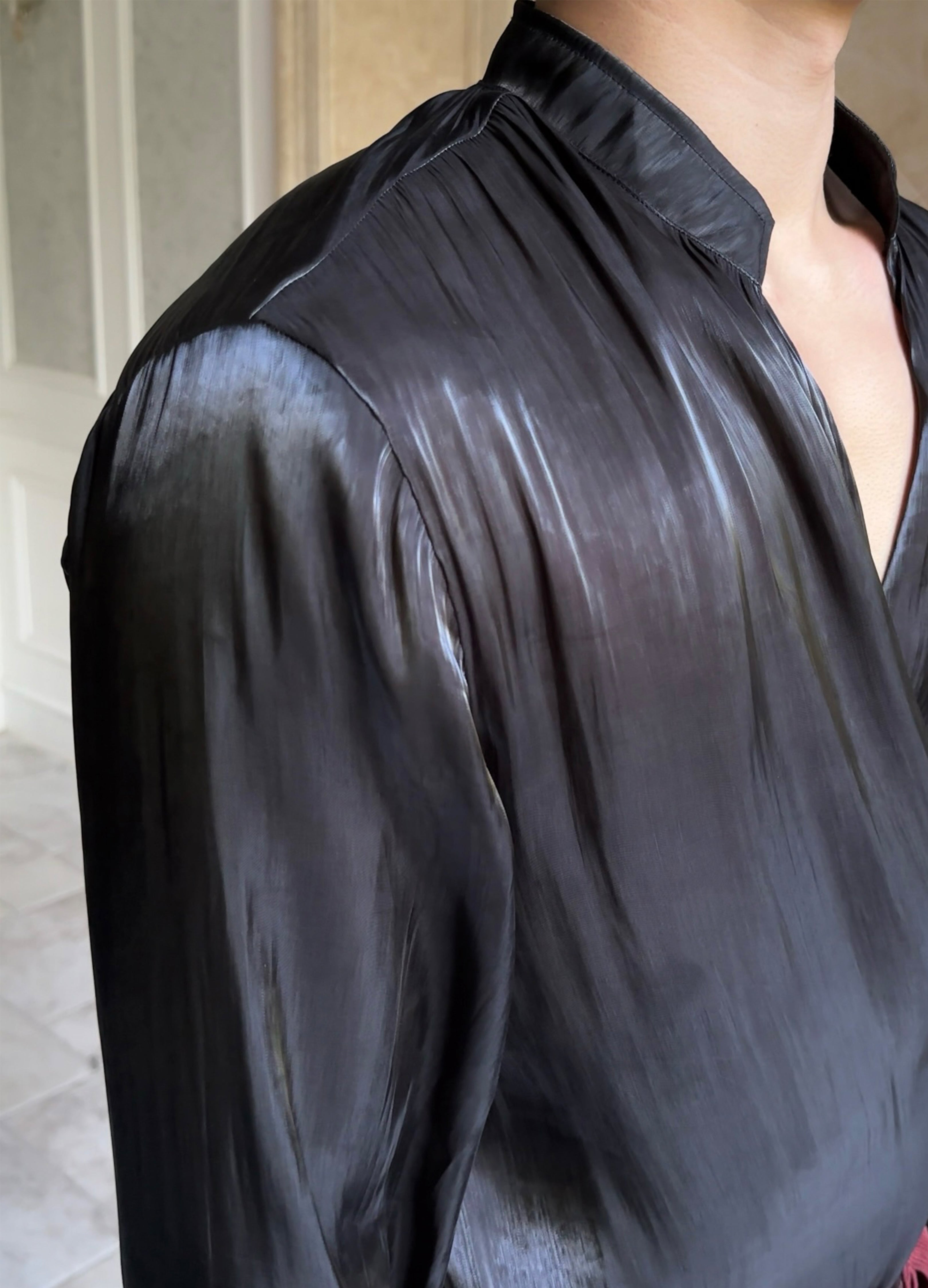 DUSK AURA TIE-FLOW SHIRT