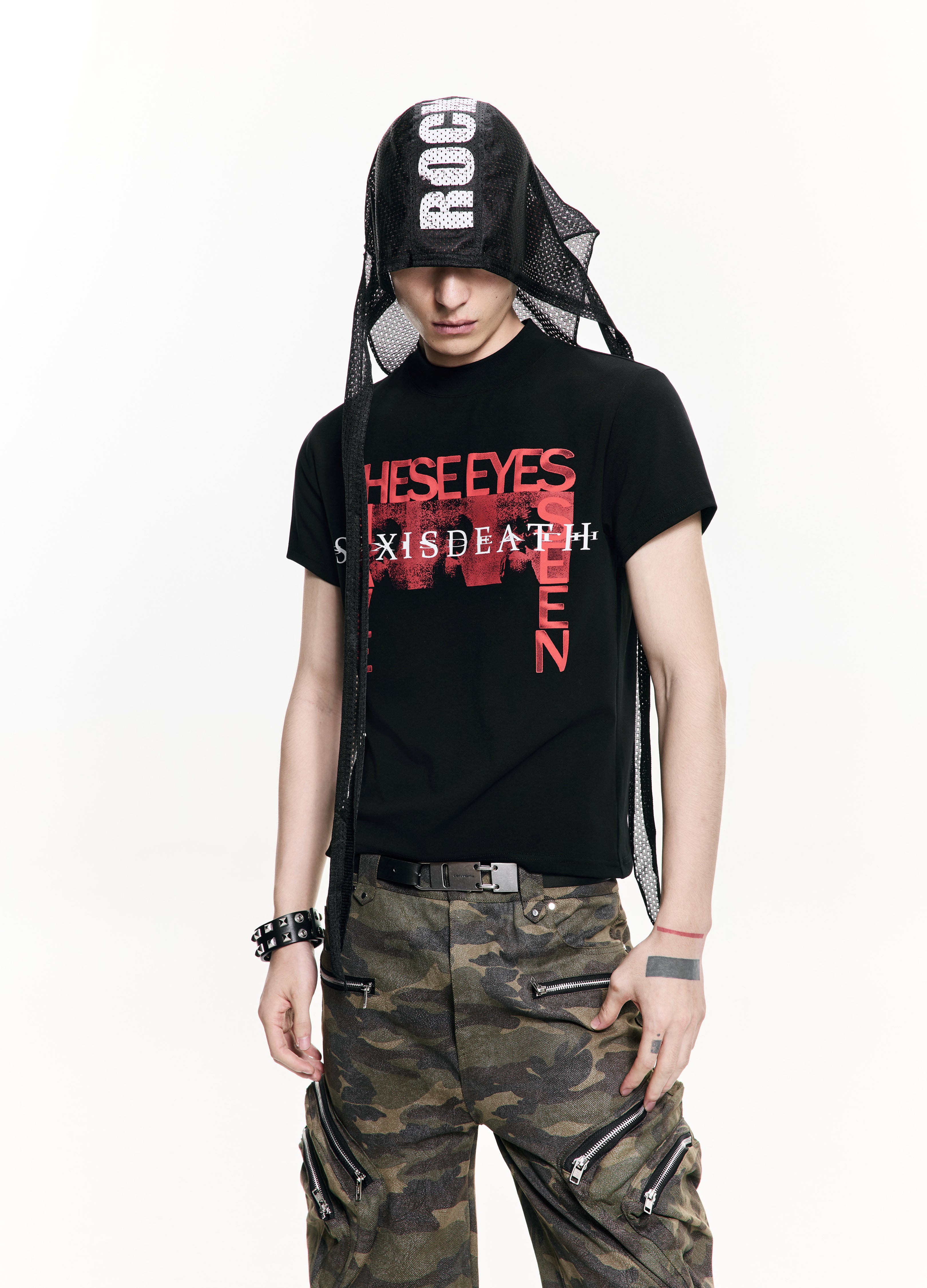 26SS LONELY EYE LOGO TEE