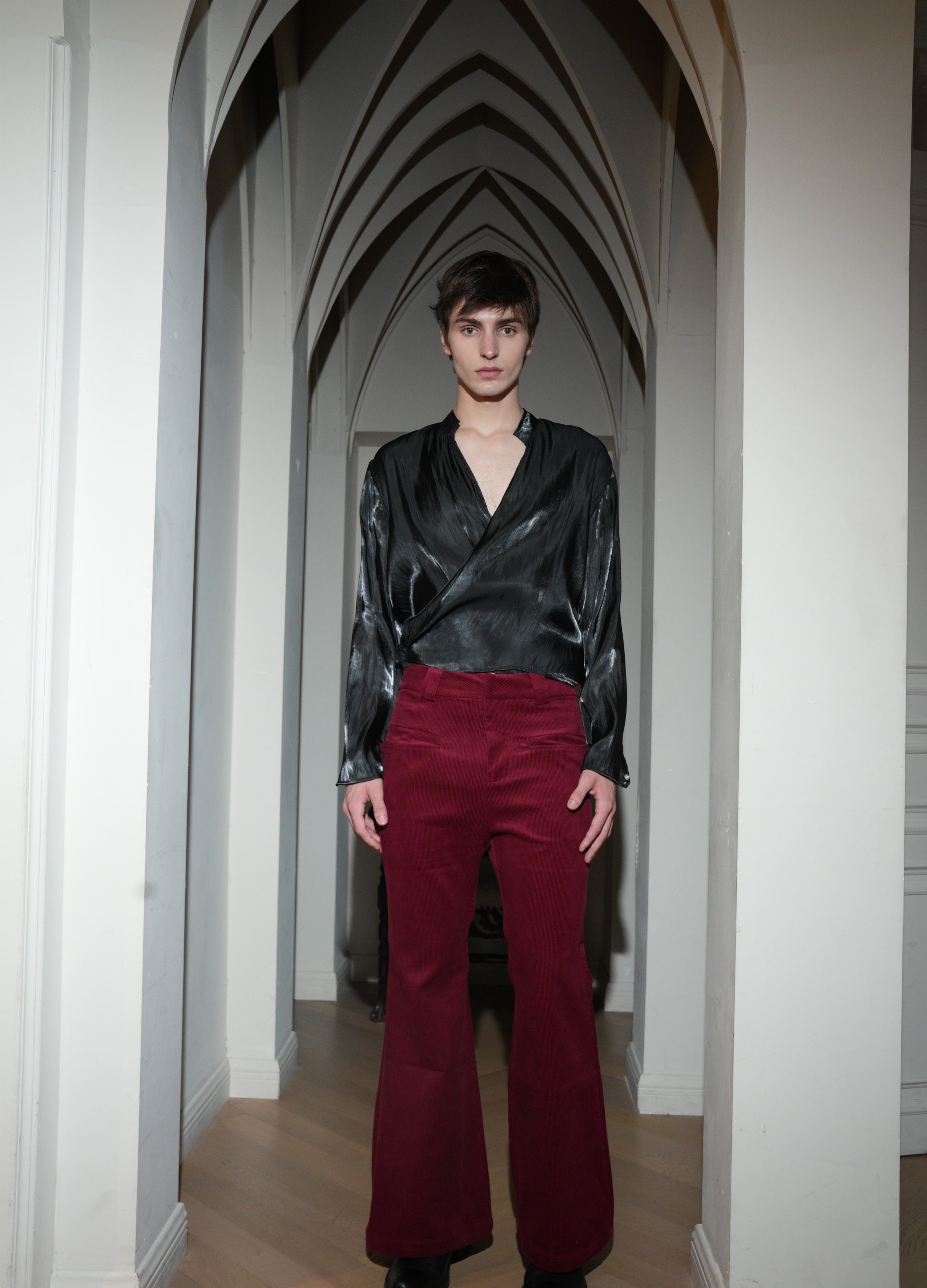 DUSK AURA TIE-FLOW SHIRT