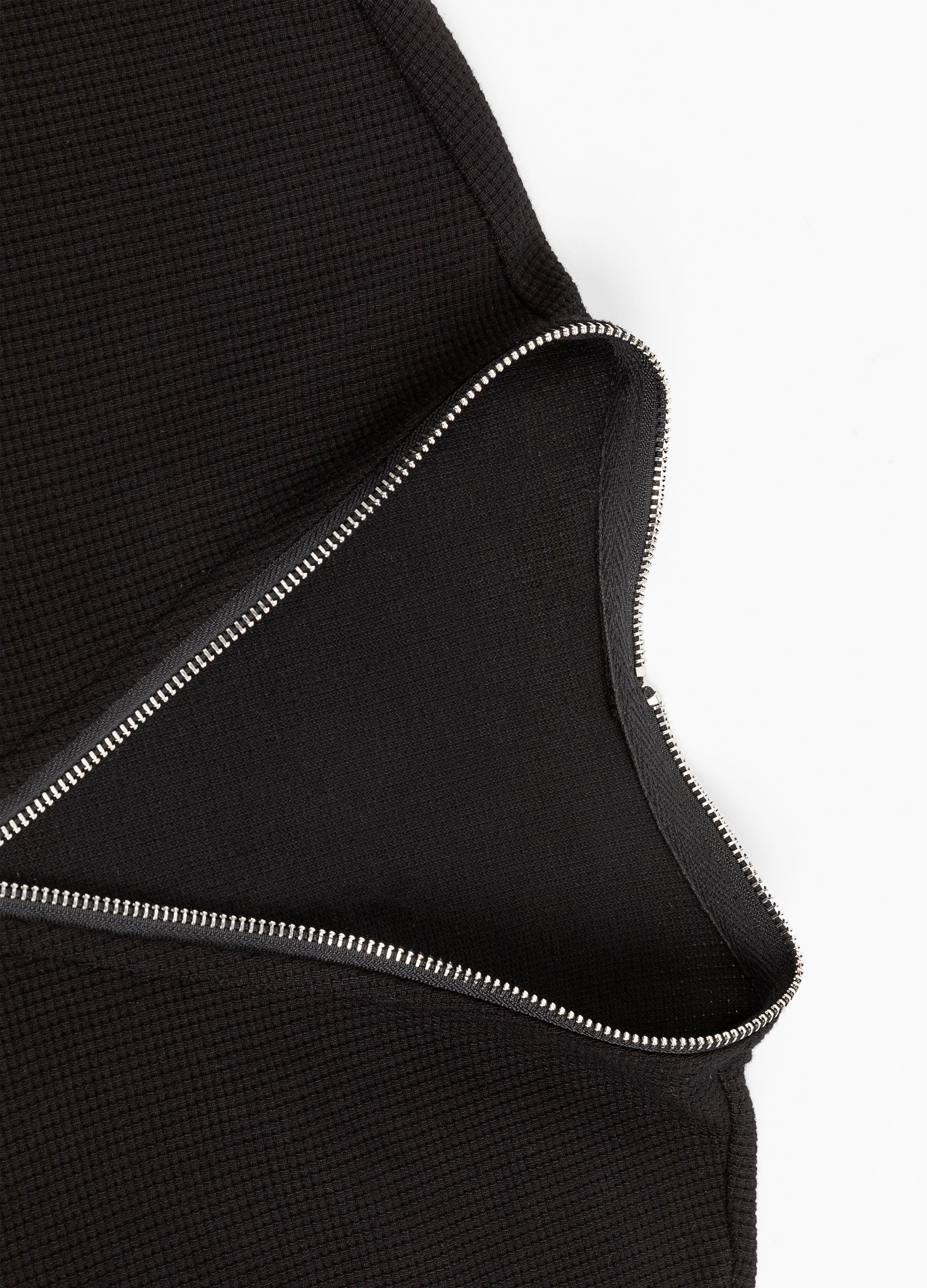 WAFFLE ZIP FUNCTIONAL TEE