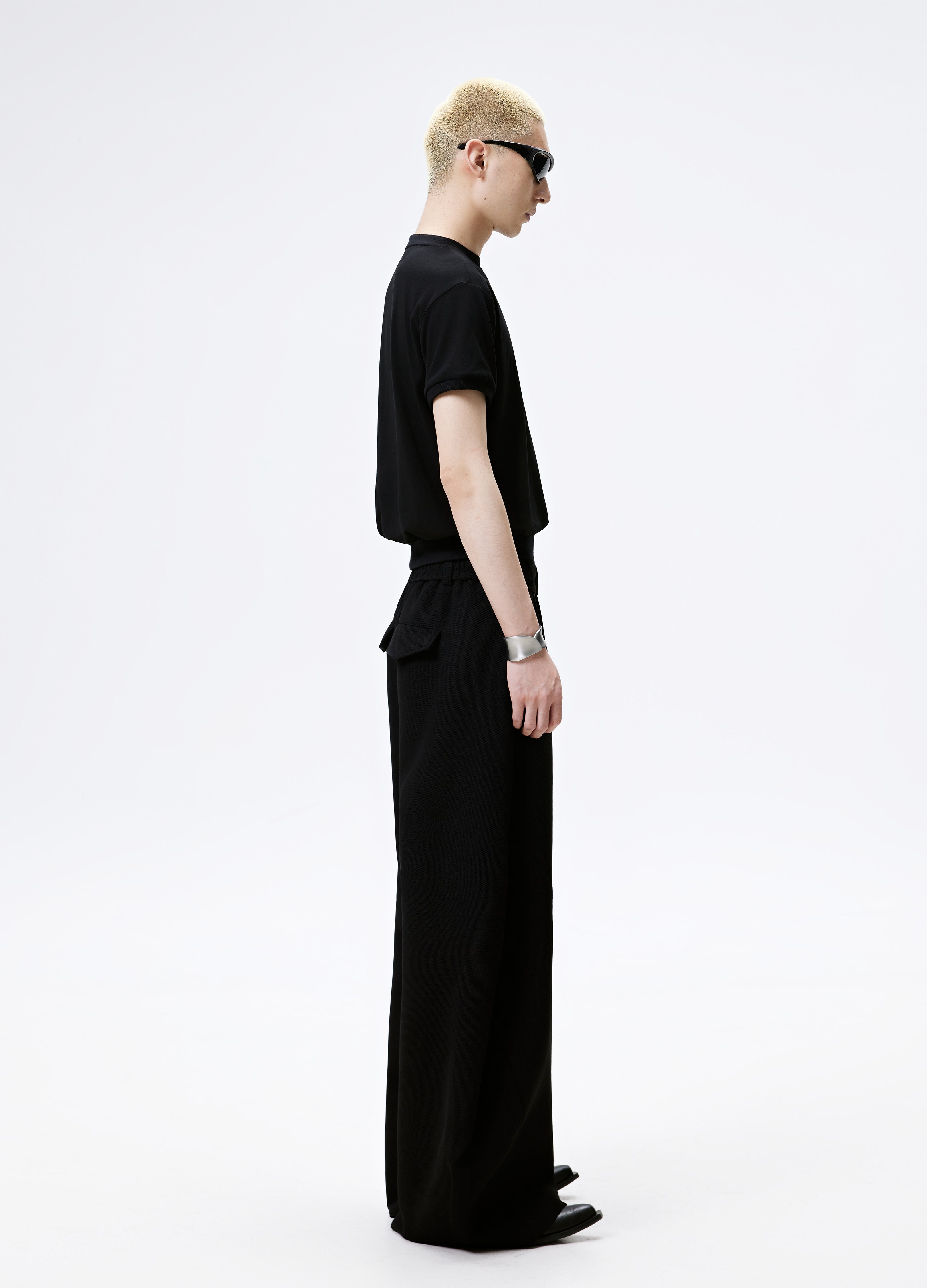 25SS FITTED RIBBED WAIST TEE