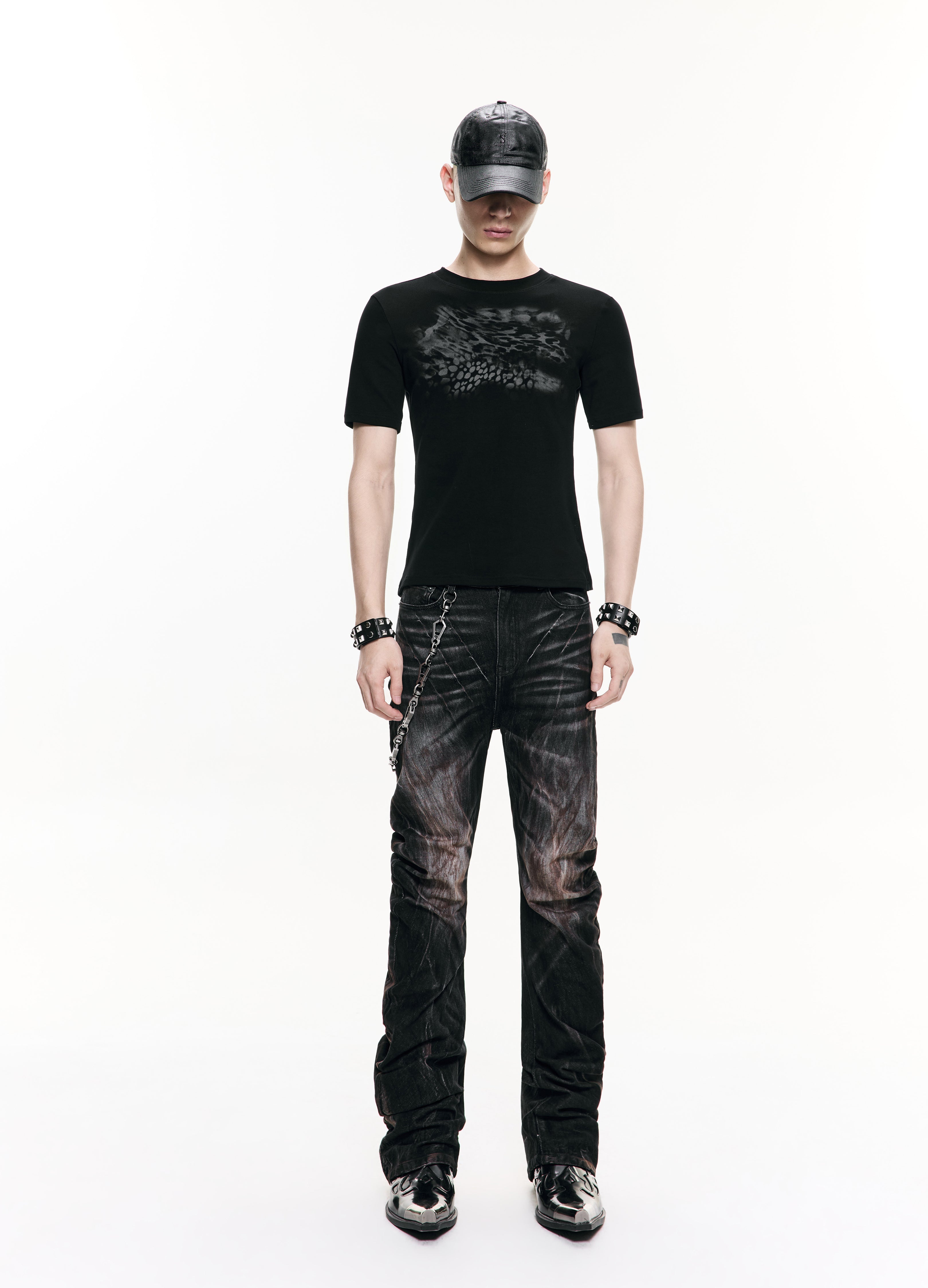 26SS RIPPLE GRADIENT FIT TEE