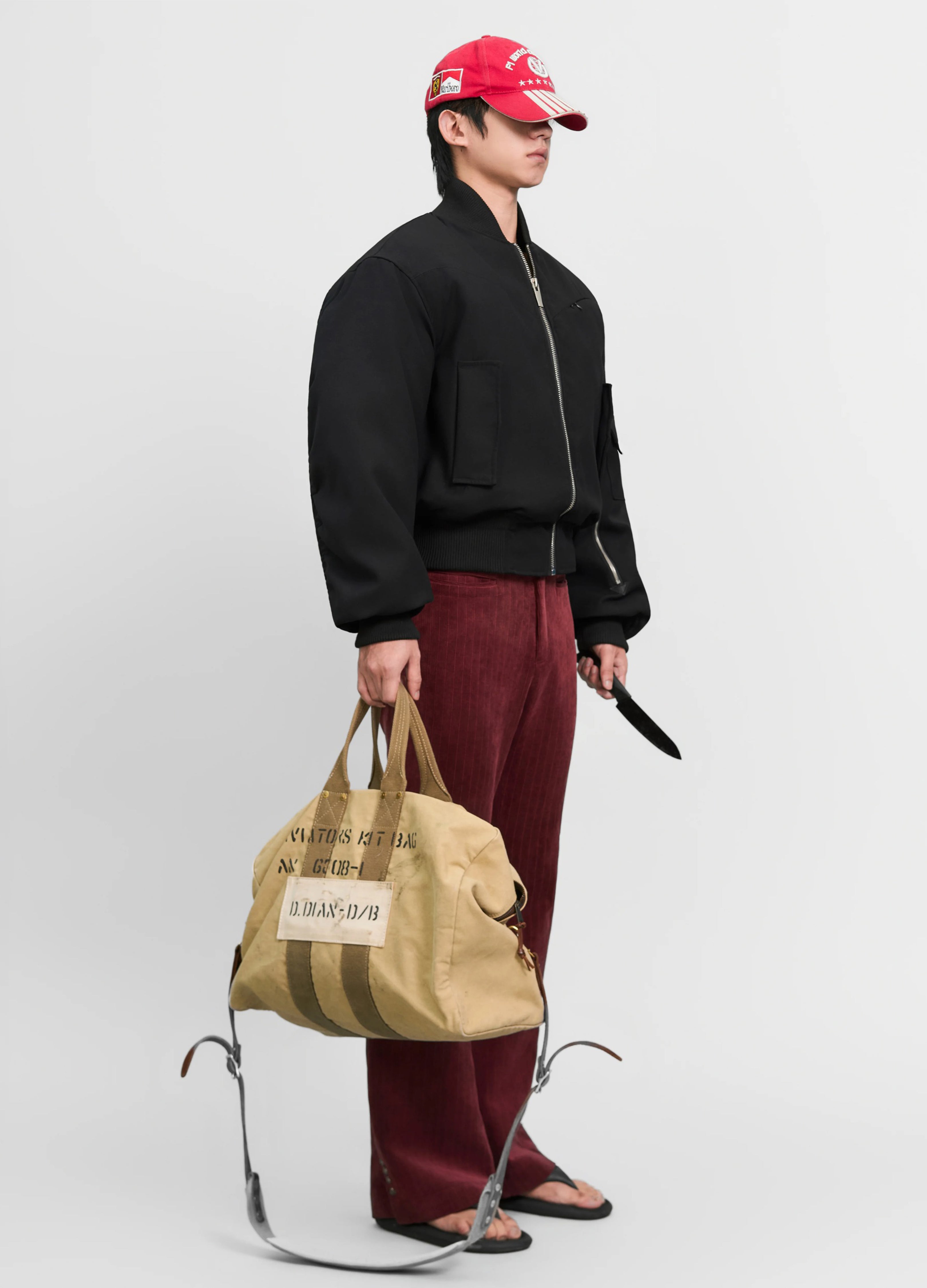 DUSK ROSE CORDUROY FLARES