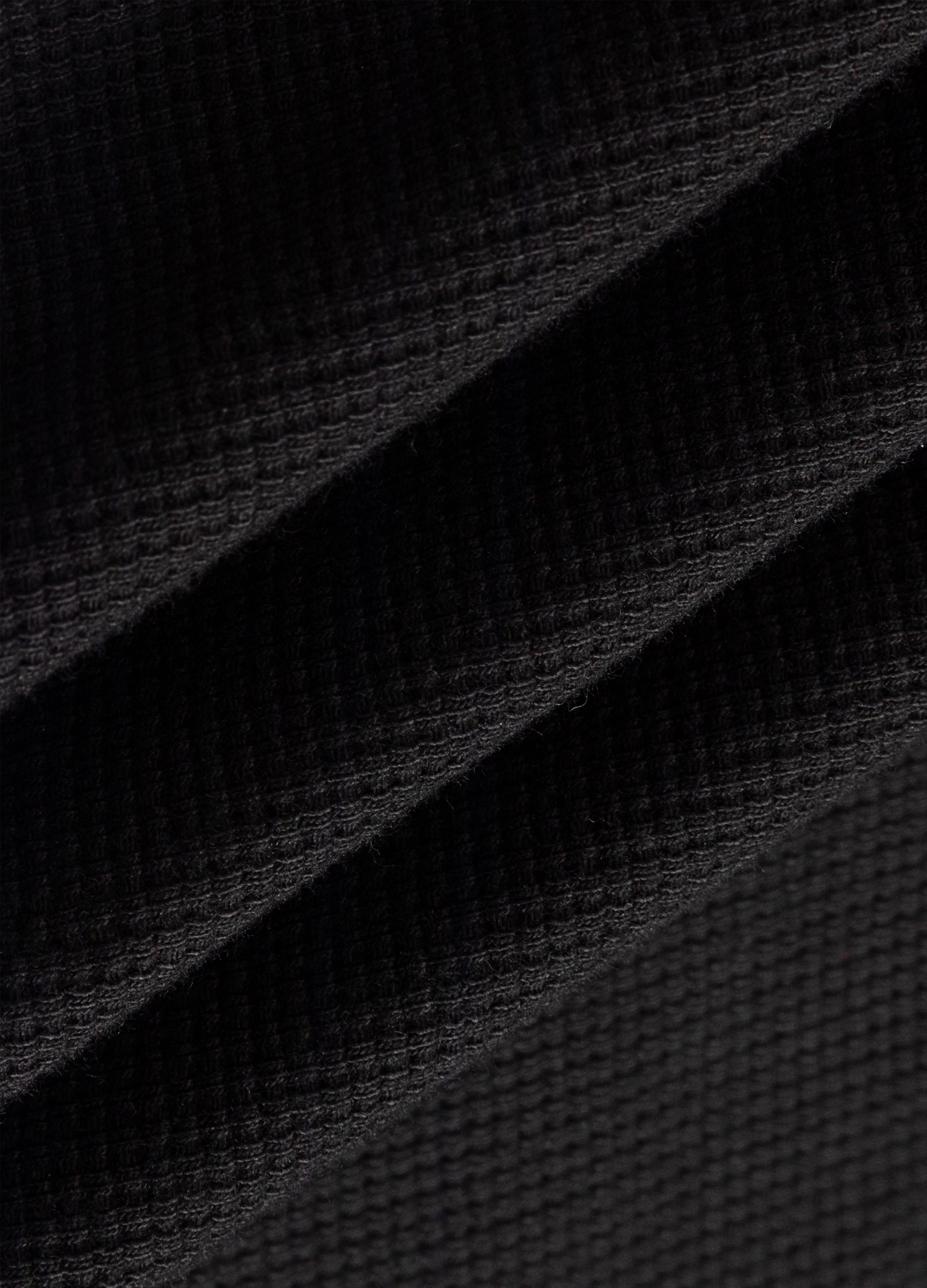 WAFFLE ZIP FUNCTIONAL TEE