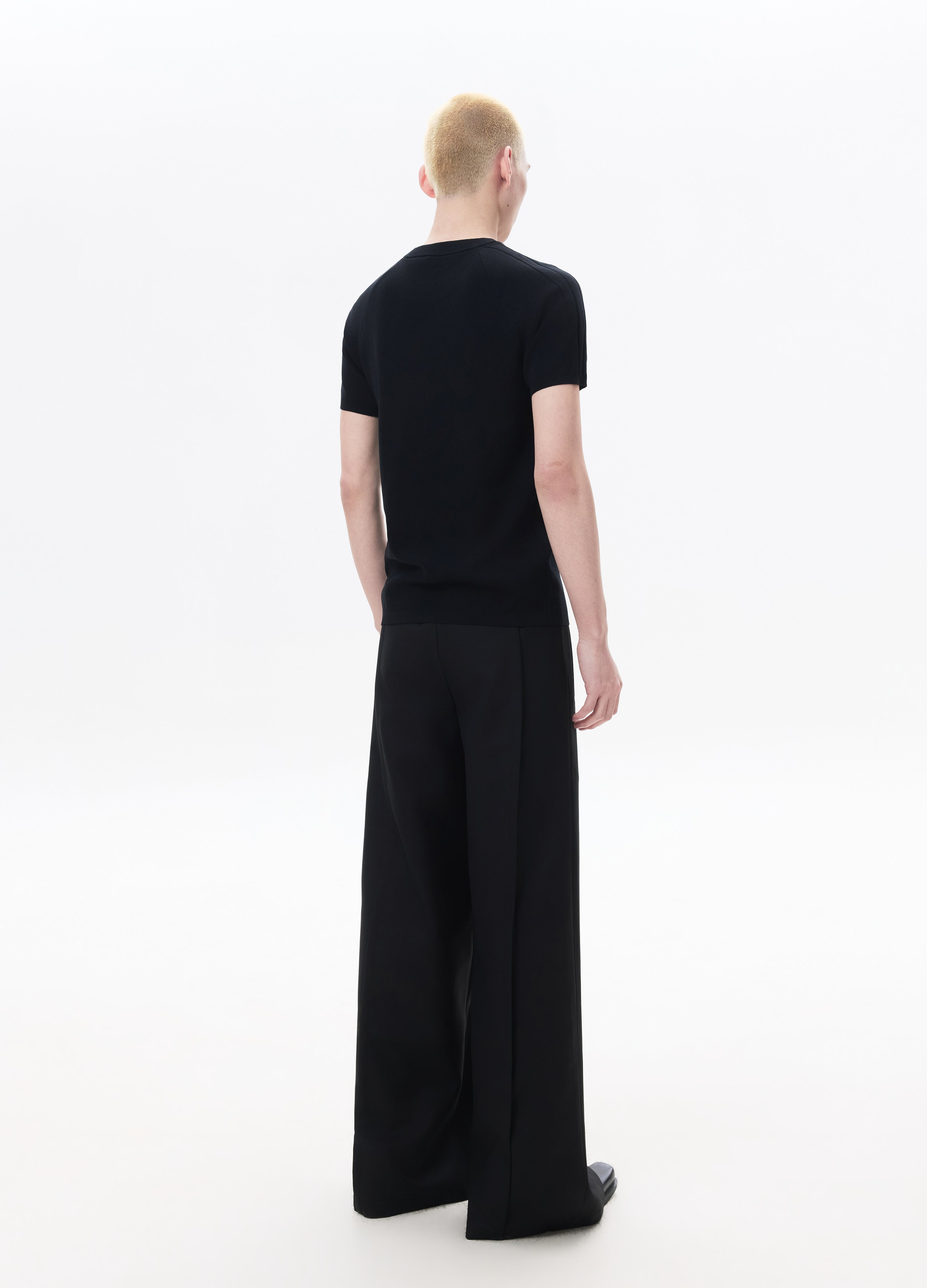 26SS VERTICAL RIB KNIT SHORT SLEEVE TEE