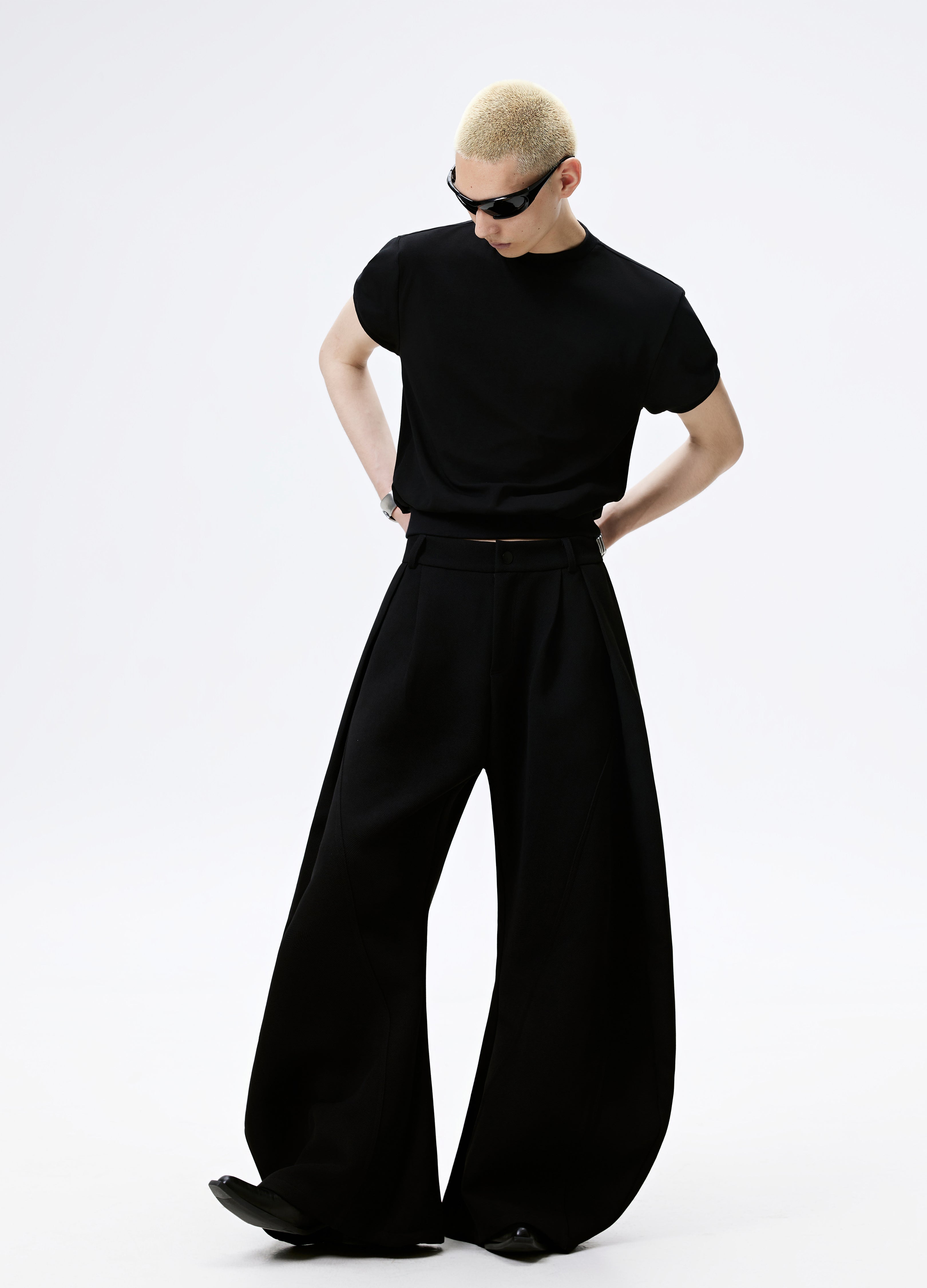 25SS FITTED RIBBED WAIST TEE