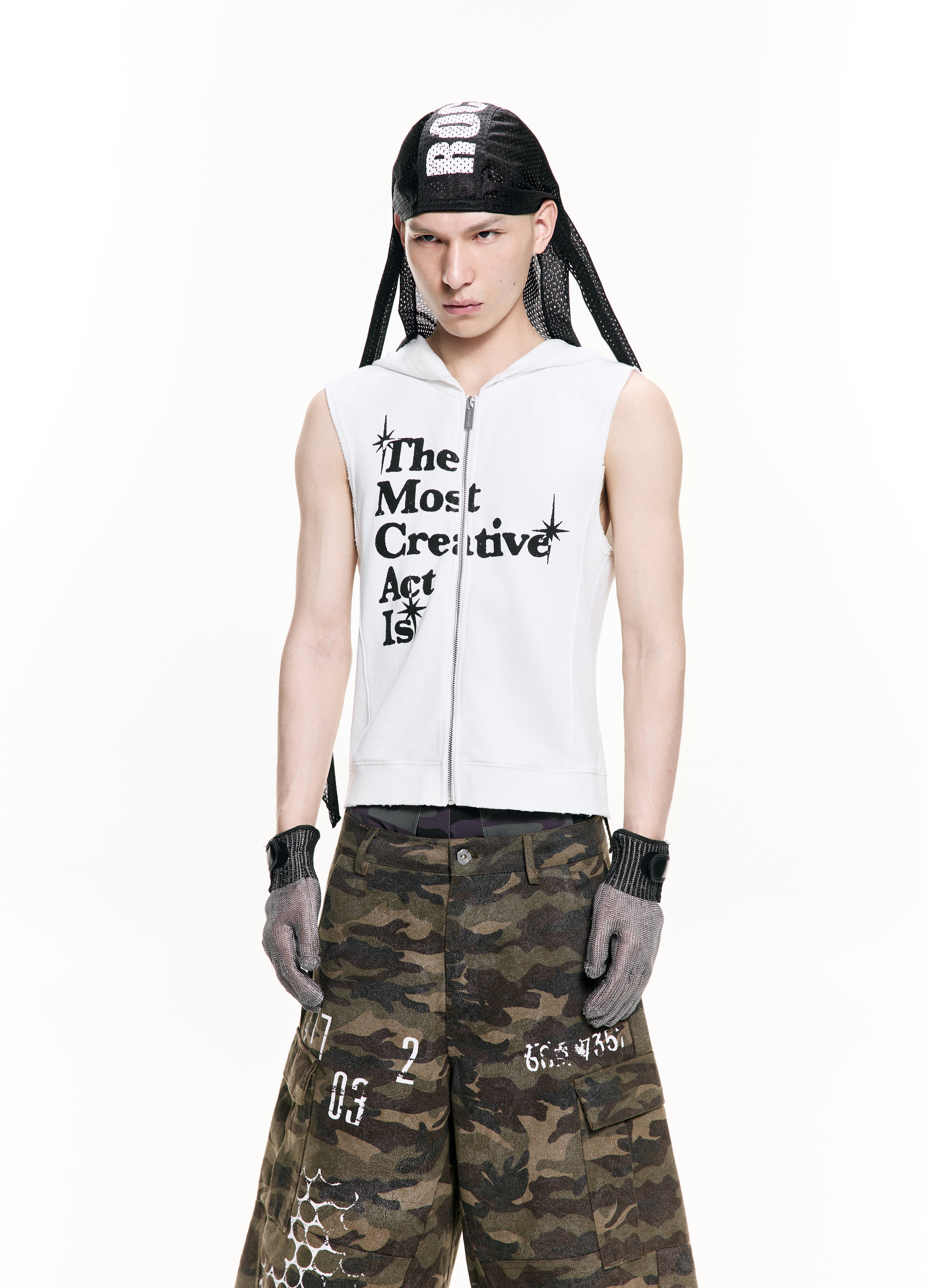 26SS STAR LOGO HOODED TANK