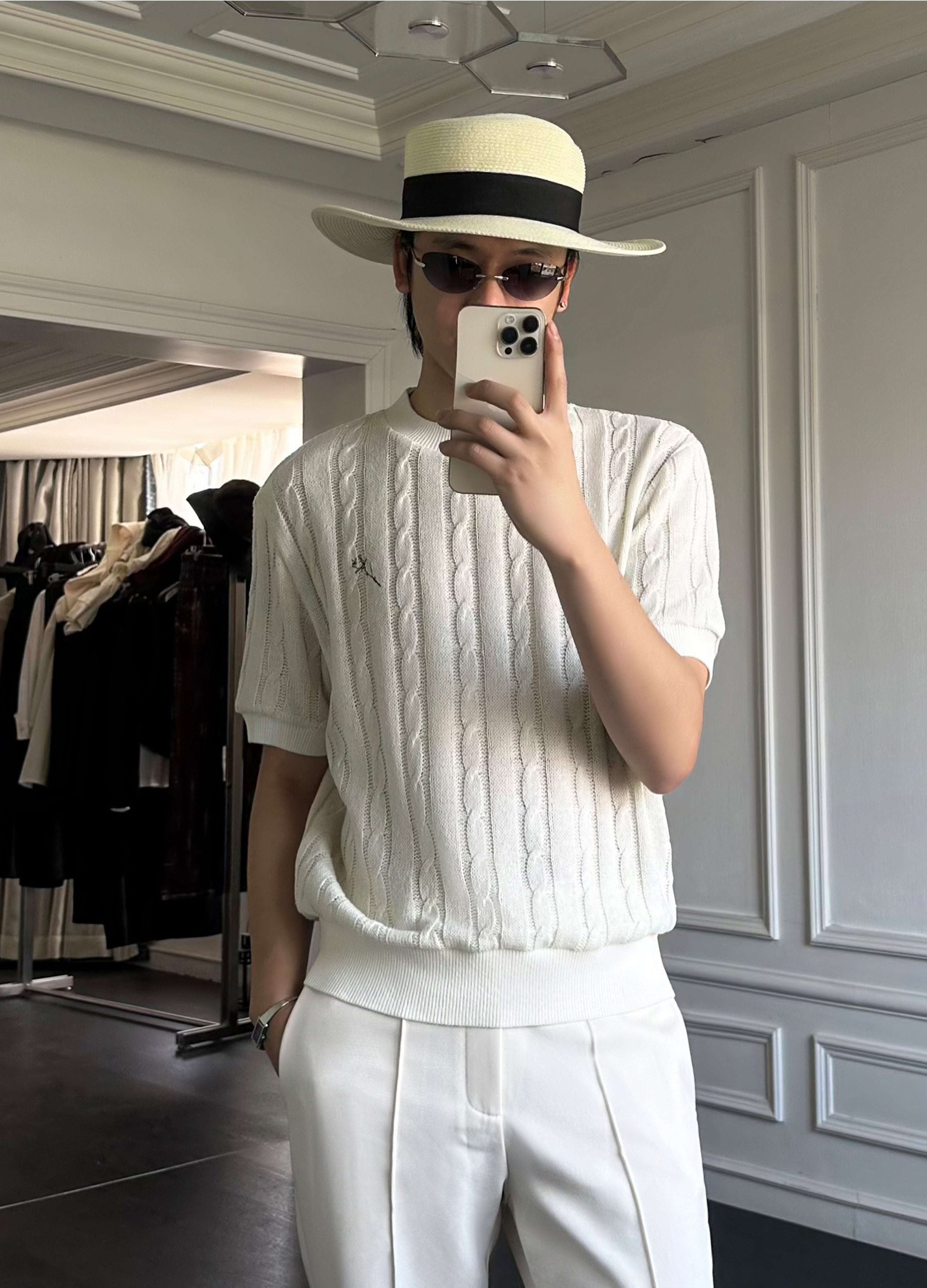 25SS HERITAGE ROSE EMBROIDERY TEE