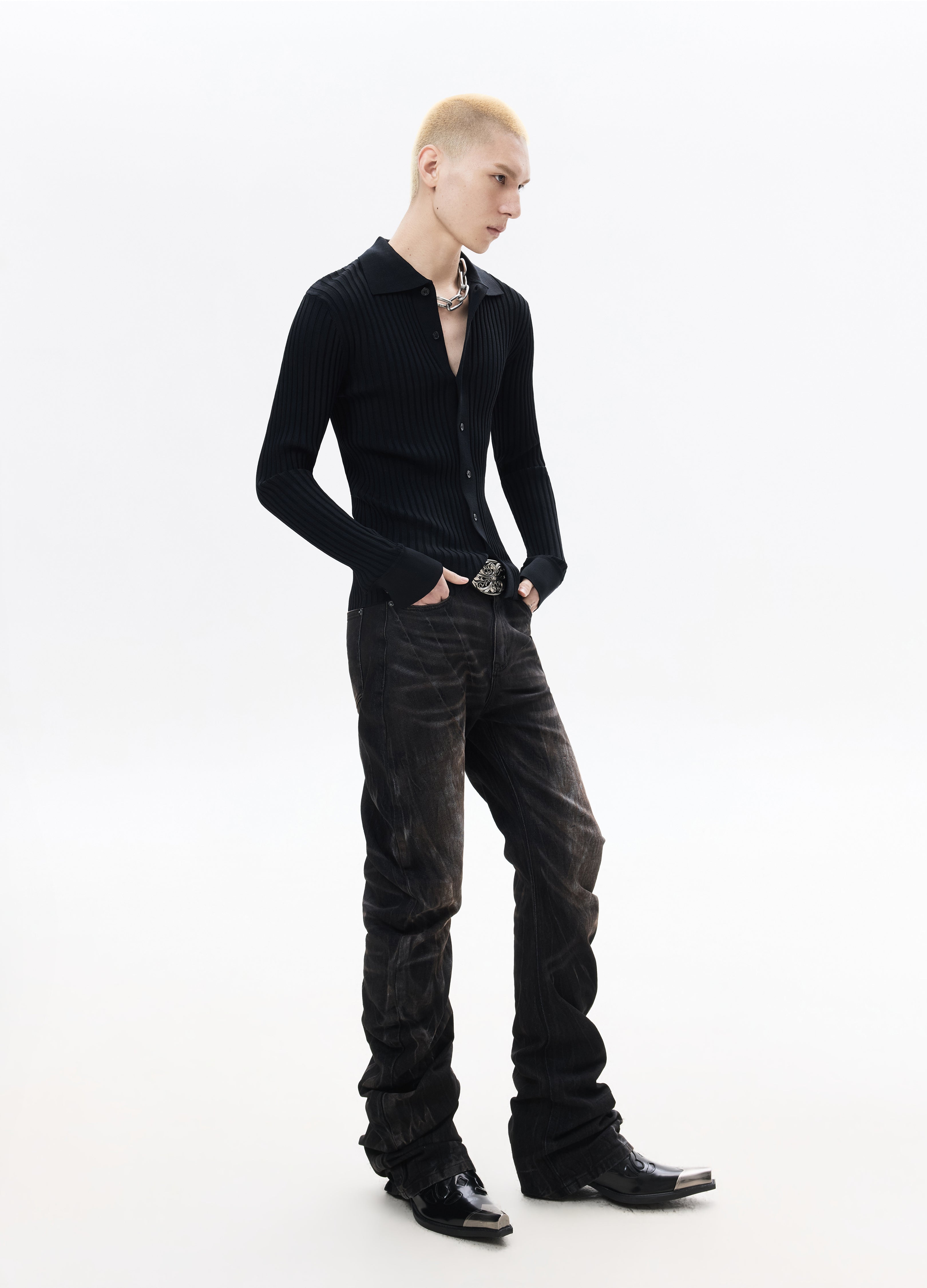 26SS RUST WASHED SLIM JEANS