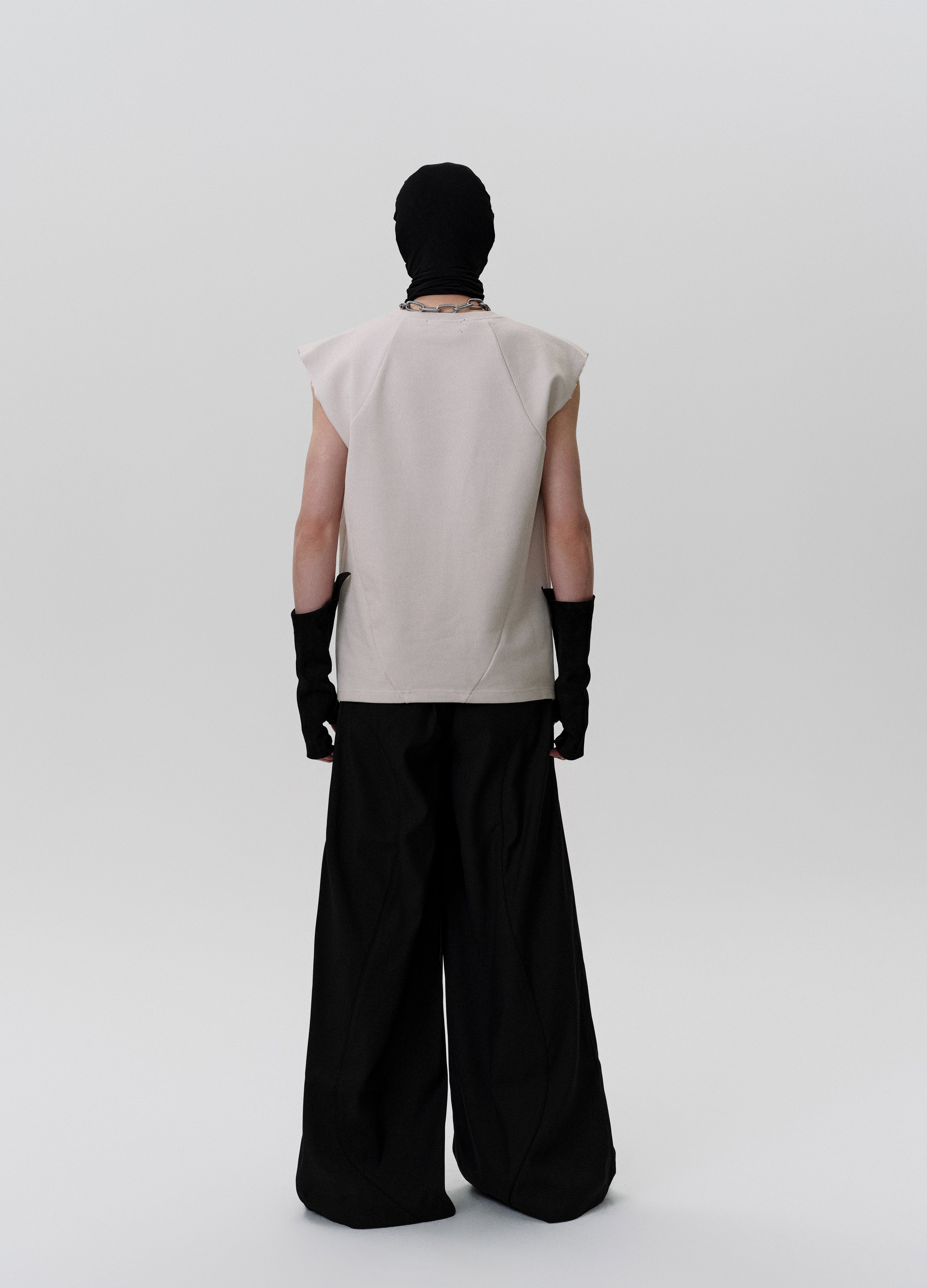 25SS EYELET STITCH WIDE PANTS
